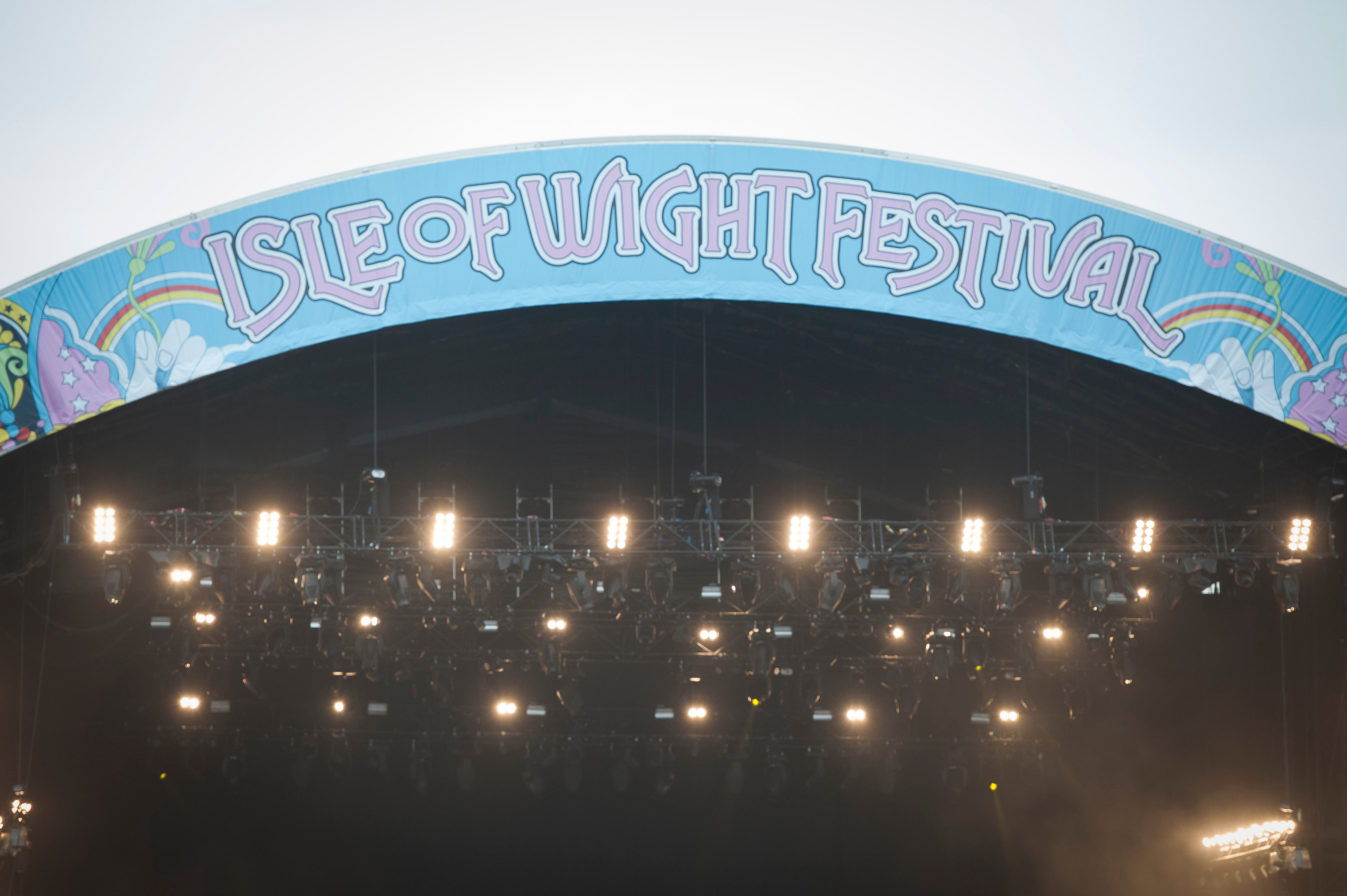 The 2015 Isle of Wight Festival stage