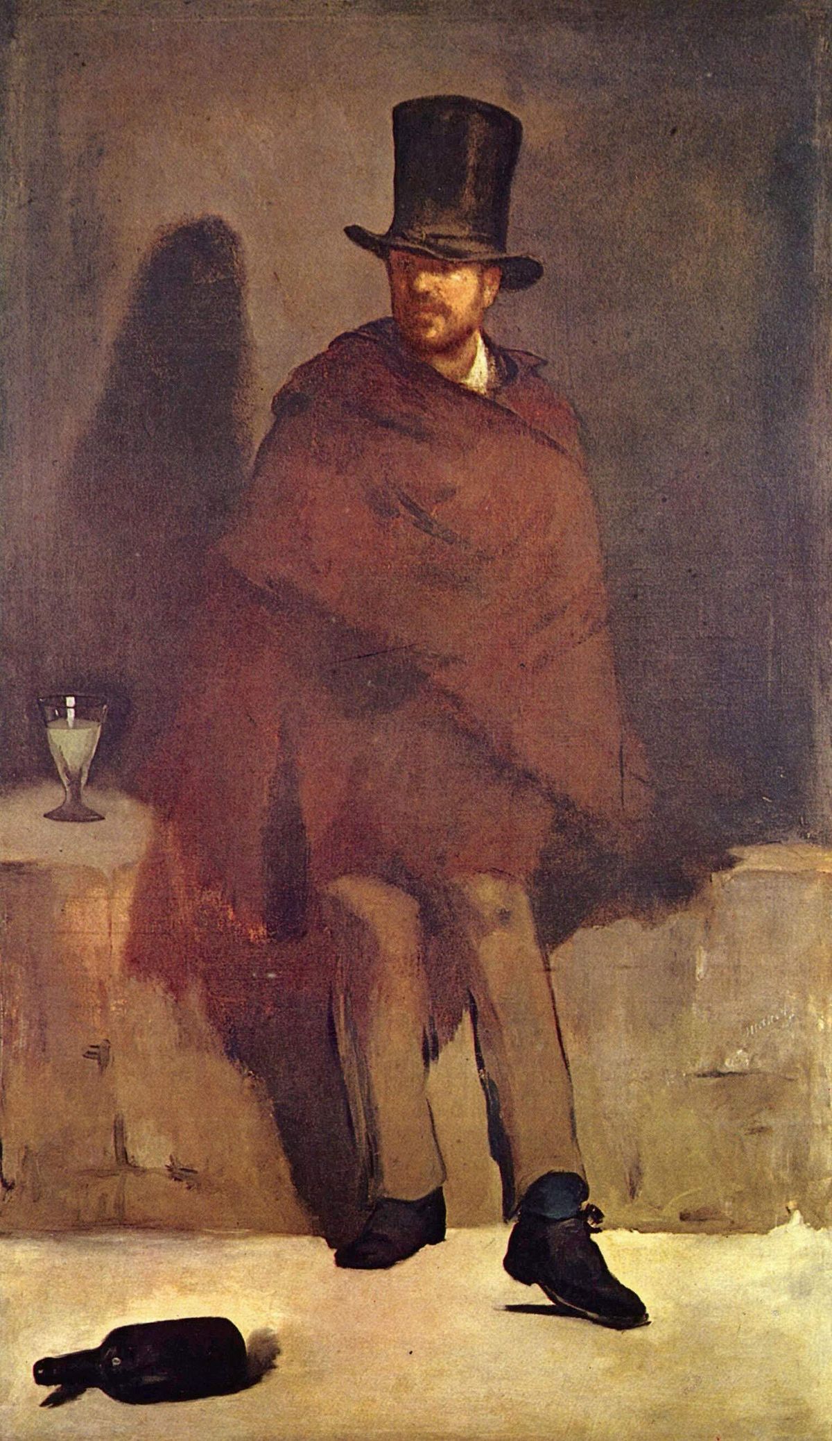 ‘The Absinthe Drinker’ by Édouard Manet, 1859