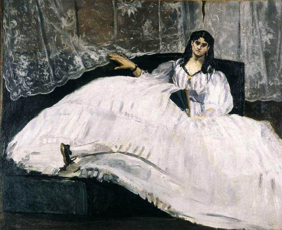 ‘Baudelaire’s Mistress’ by Édouard Manet, 1862