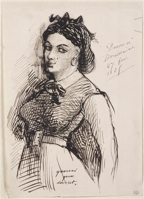 ‘Portrait of Jeanne Duval’, 1865