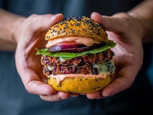 Earthy sweet potato makes these burger buns incredibly soft, fluffy and golden