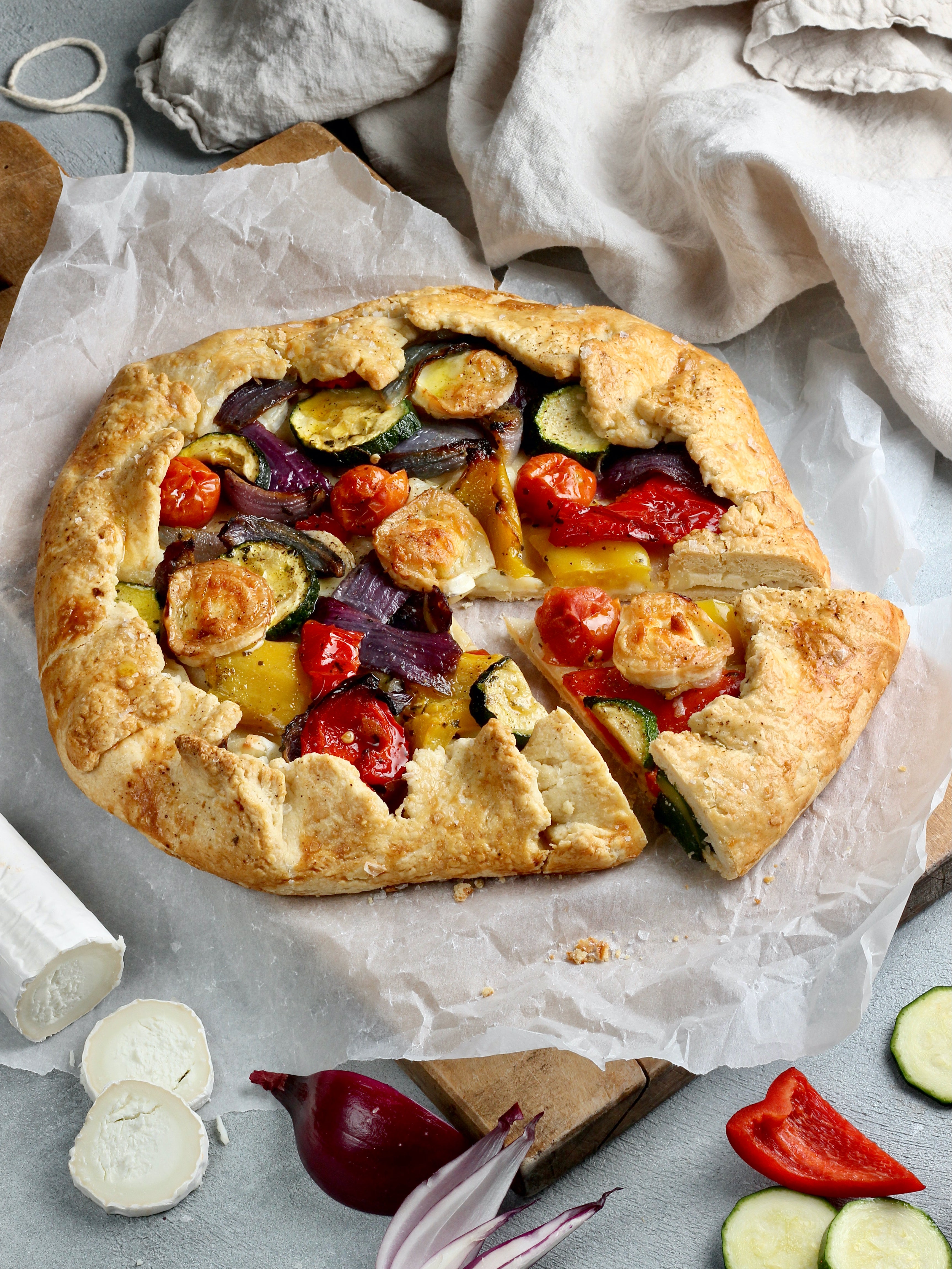 A Mediterranean take on the classic French galette