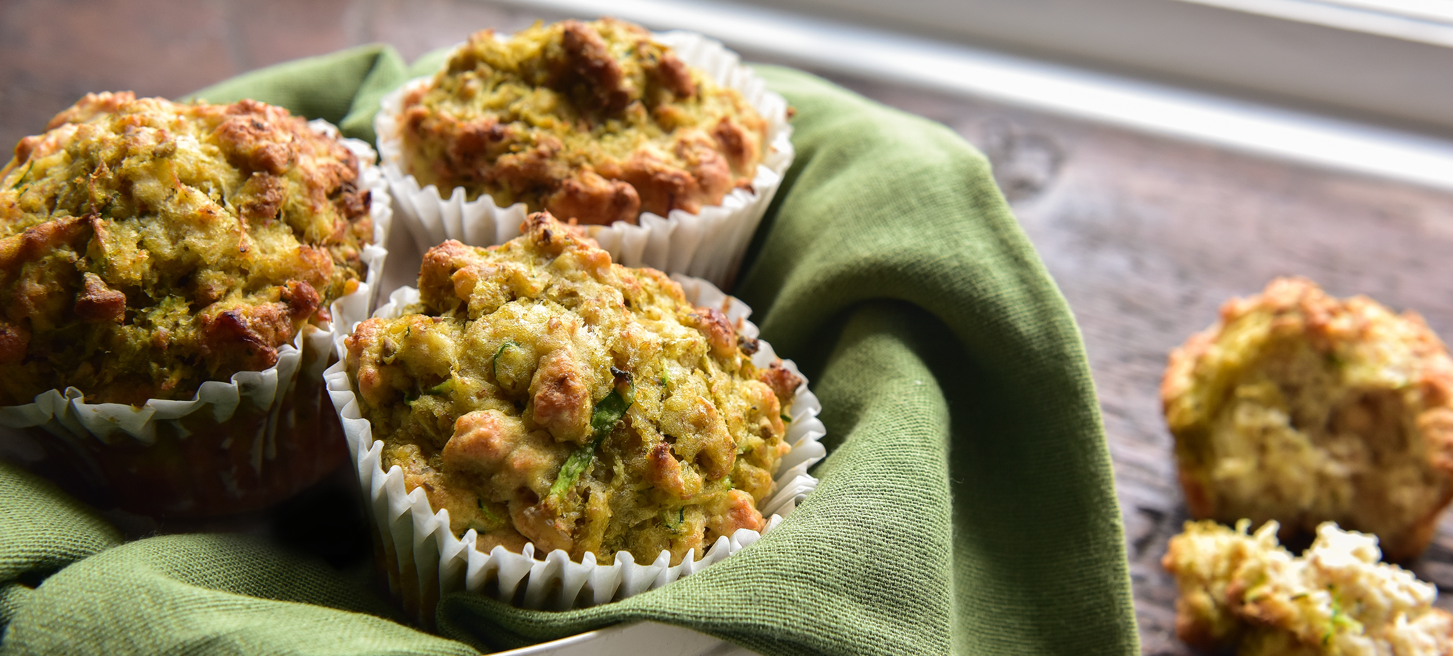 These quick muffins can be eaten immediately or frozen and served later