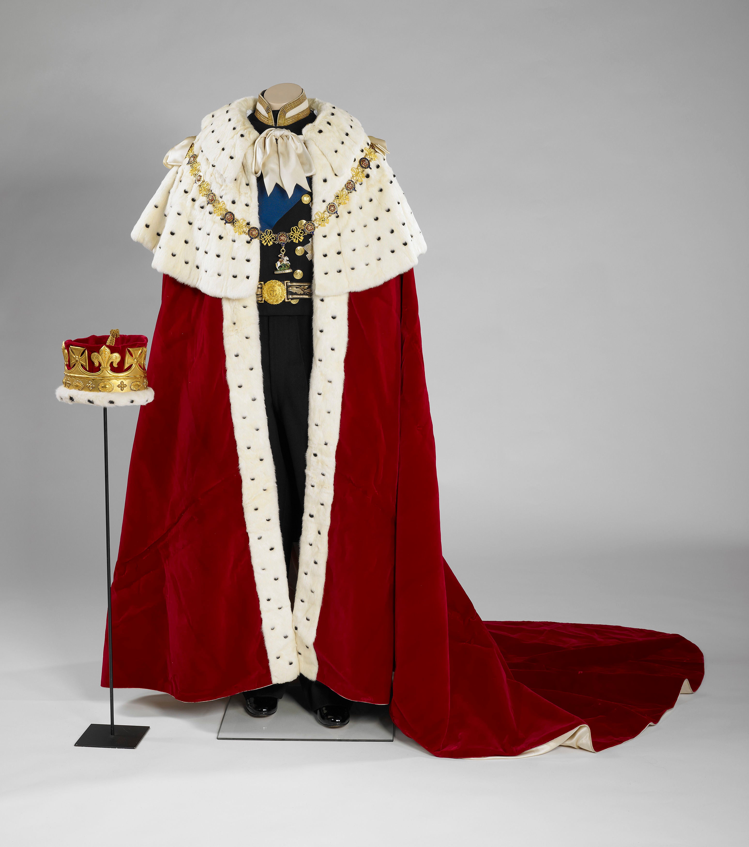 The Coronation robe worn by the Duke of Edinburgh at Queen ELizabeth II’s Coronation in 1953, one of the items which will feature in Prince Philip: A Celebration