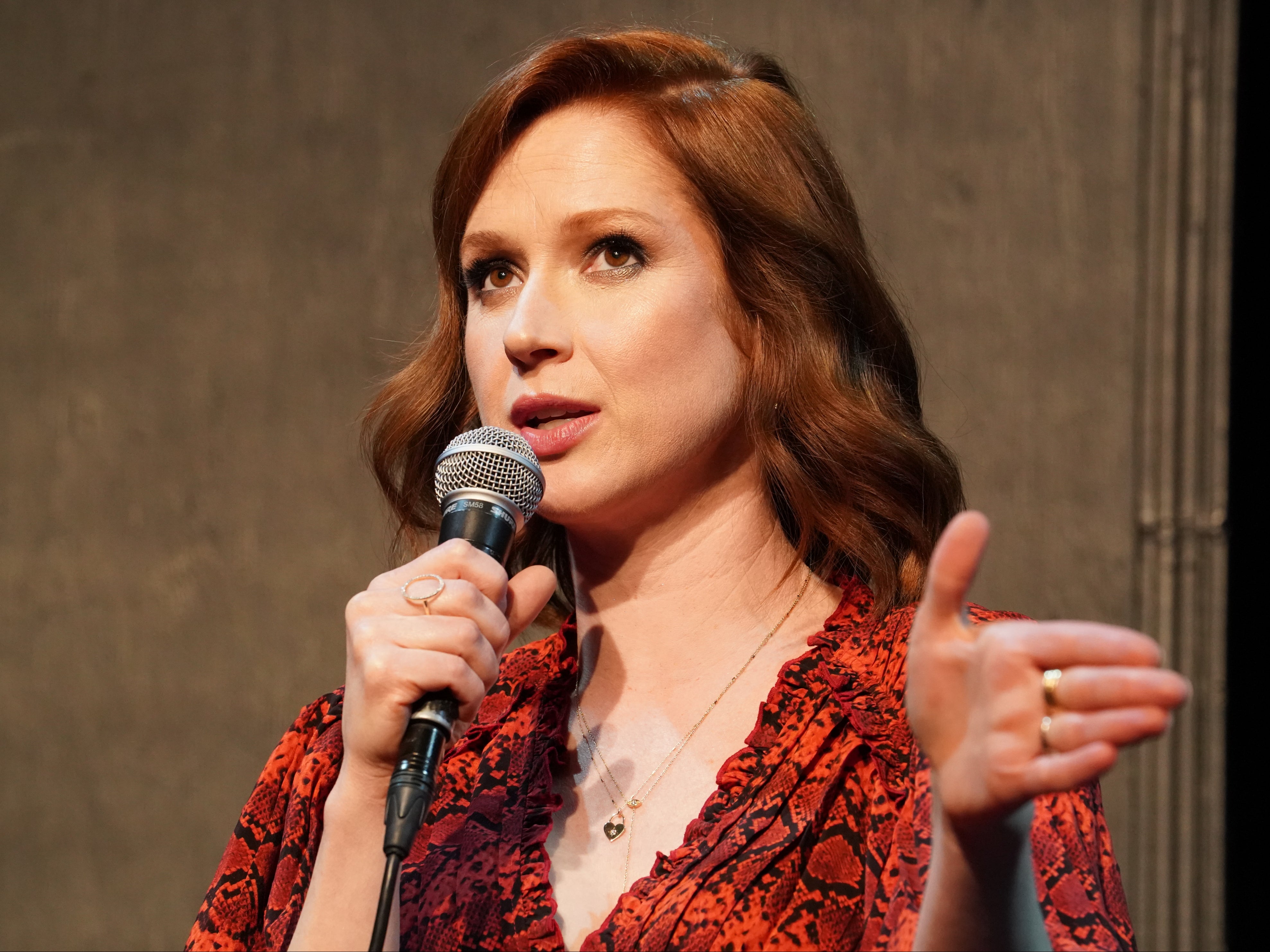 Ellie Kemper at a panel on 29 May 2019 in Los Angeles, California