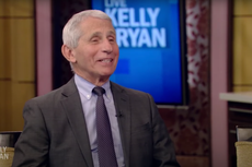 ‘They don’t let you put the window down’: Dr Fauci reveals level of security he’s under during Kelly and Ryan interview