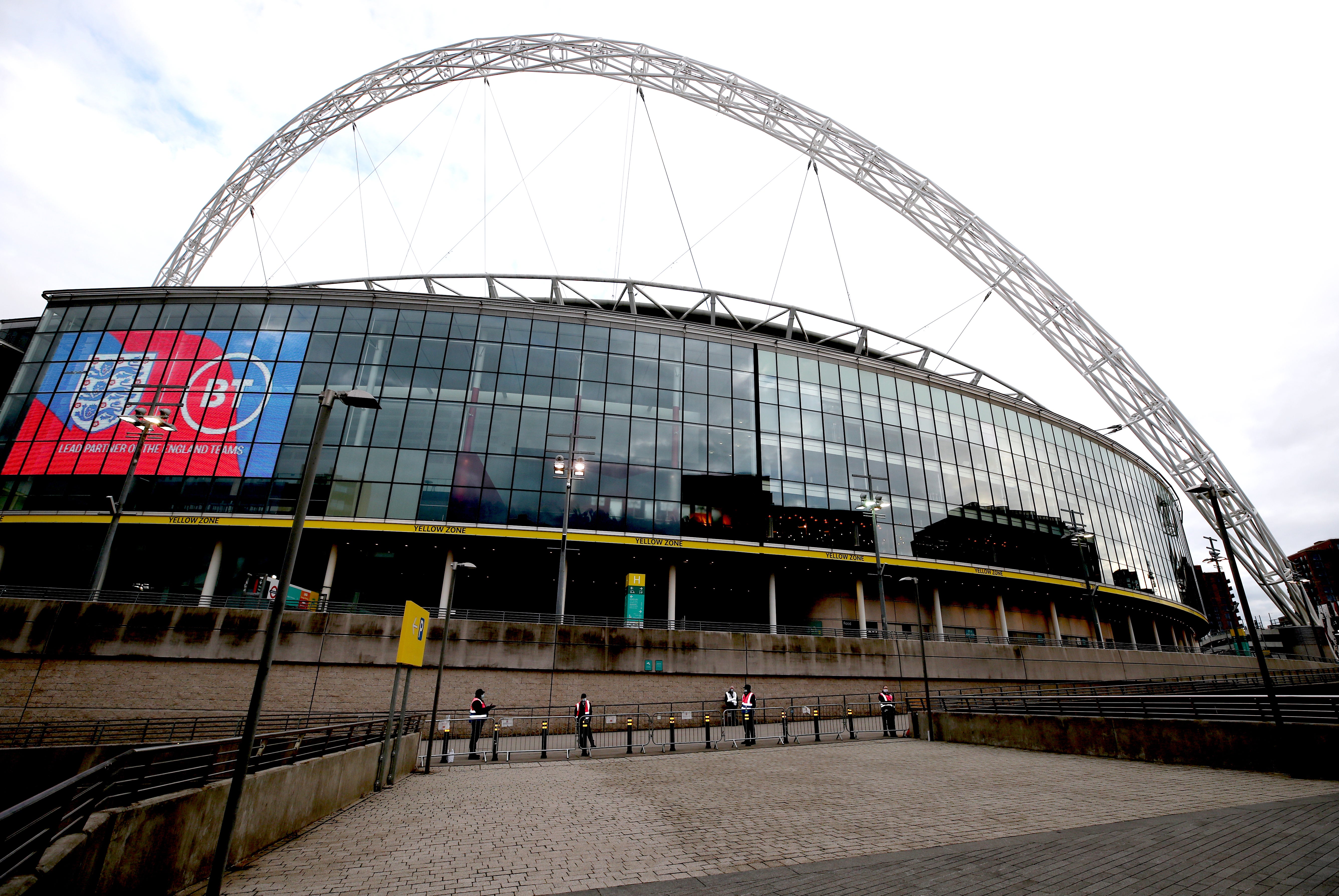 A view outside Wembley Stadium