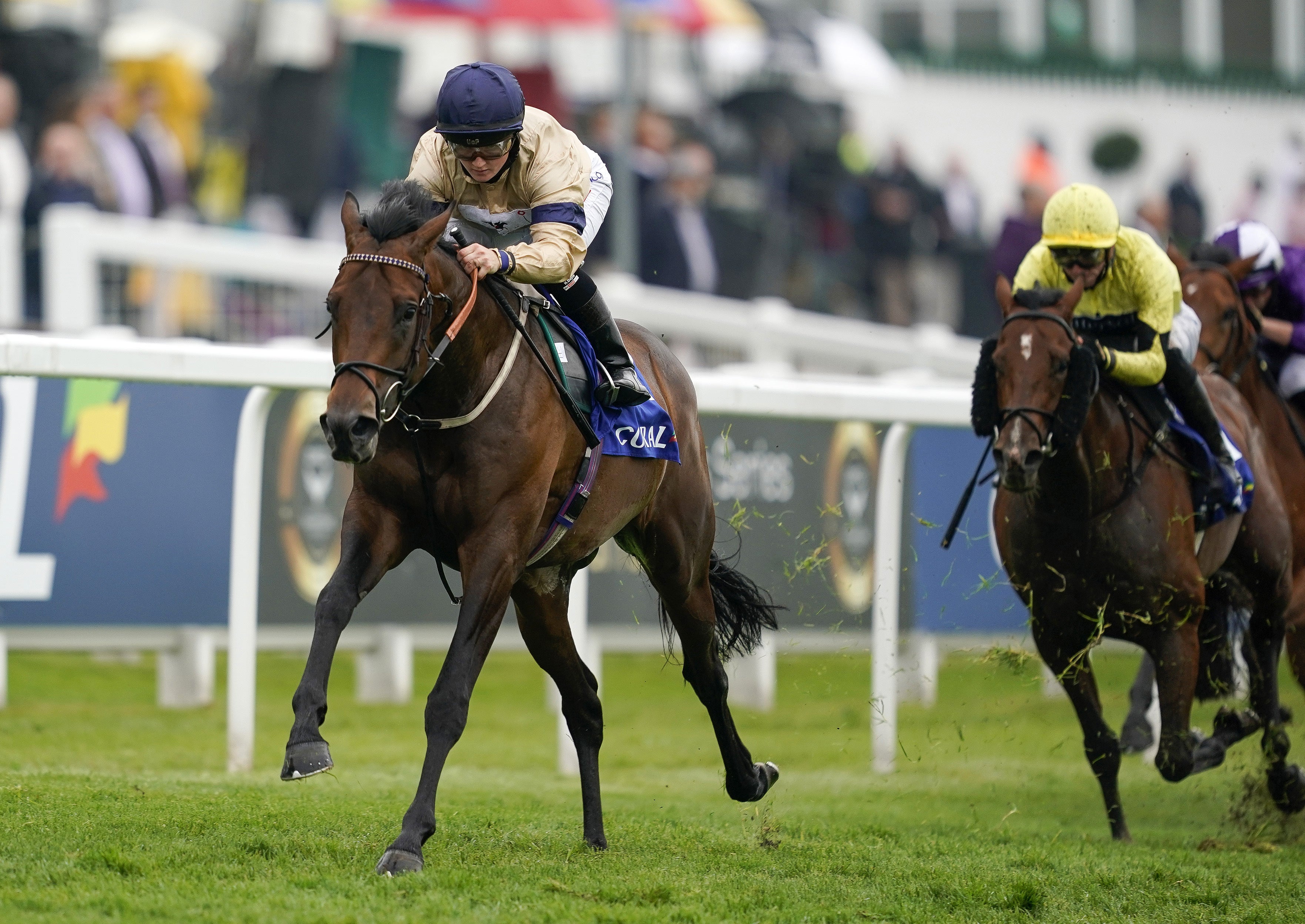 Mehmento on his way to winning at Epsom