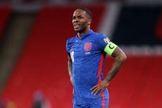 Raheem Sterling playing with a smile and relishing England’s Wembley clashes