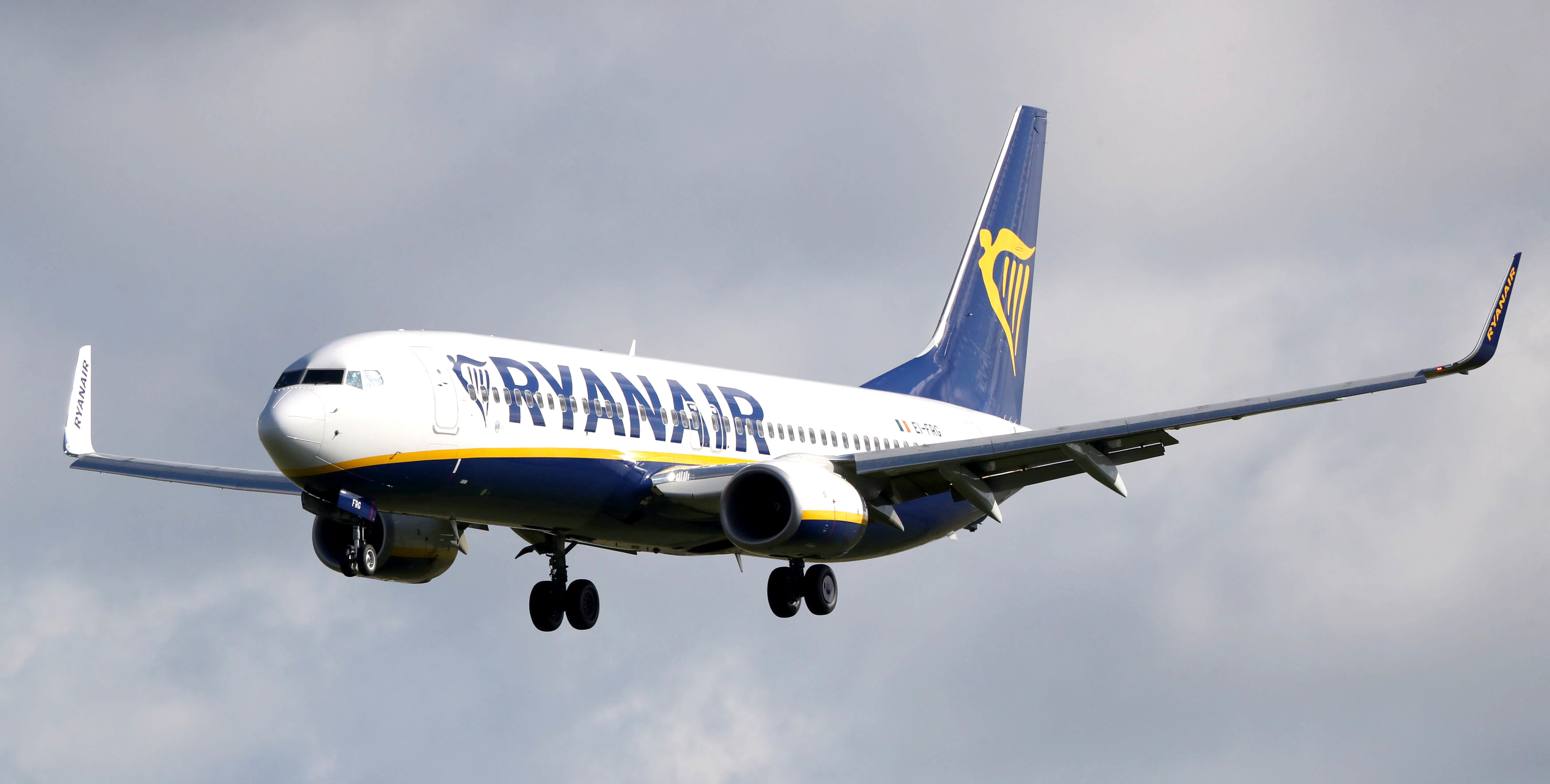 A Ryanair plane