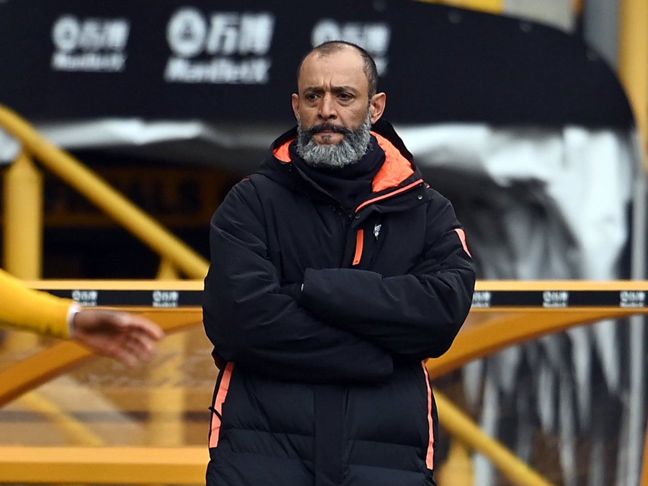 Nuno Espirito Santo on the touchline