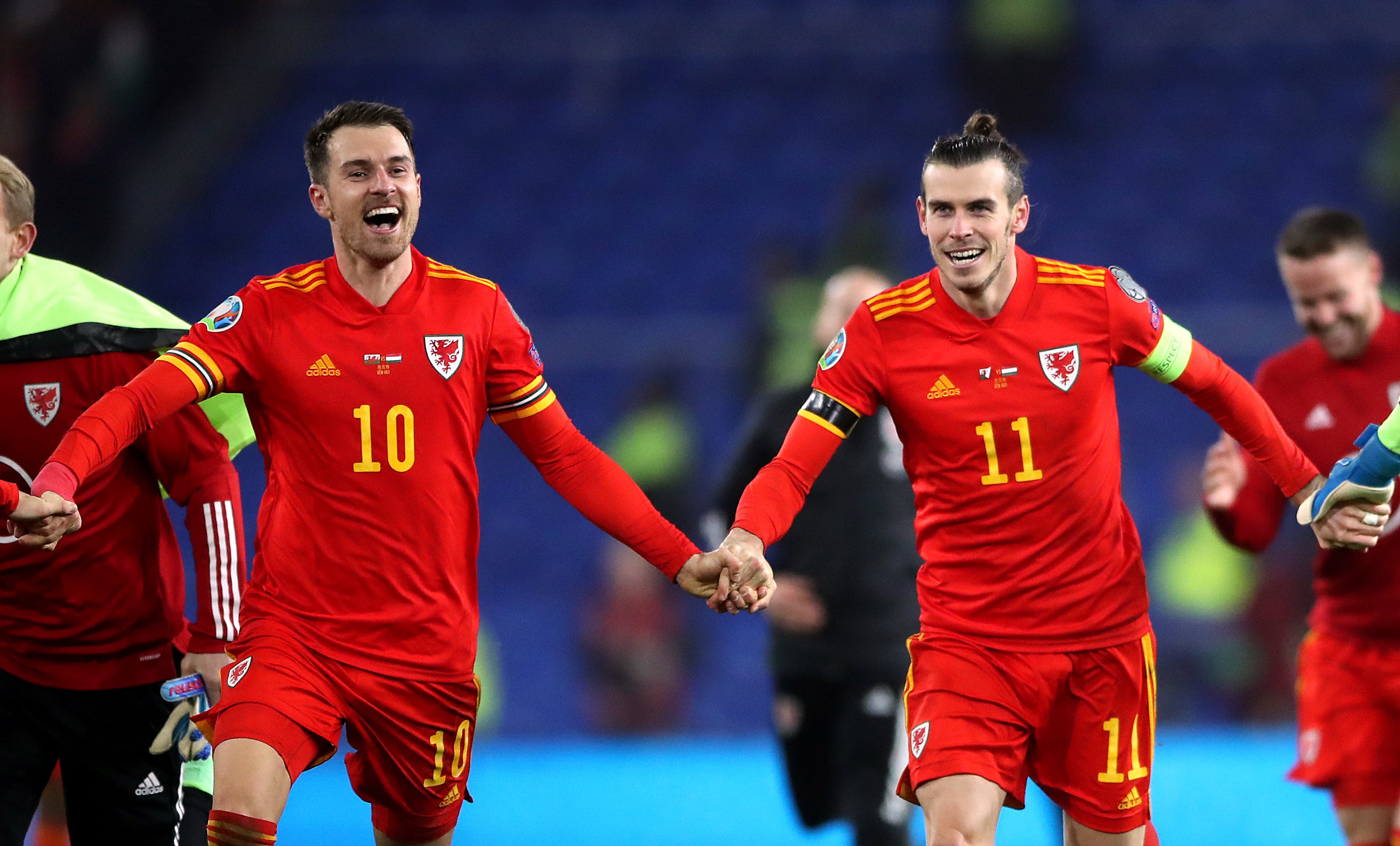 Aaron Ramsey (left) and Gareth Bale (right) are set to play key roles again for Wales