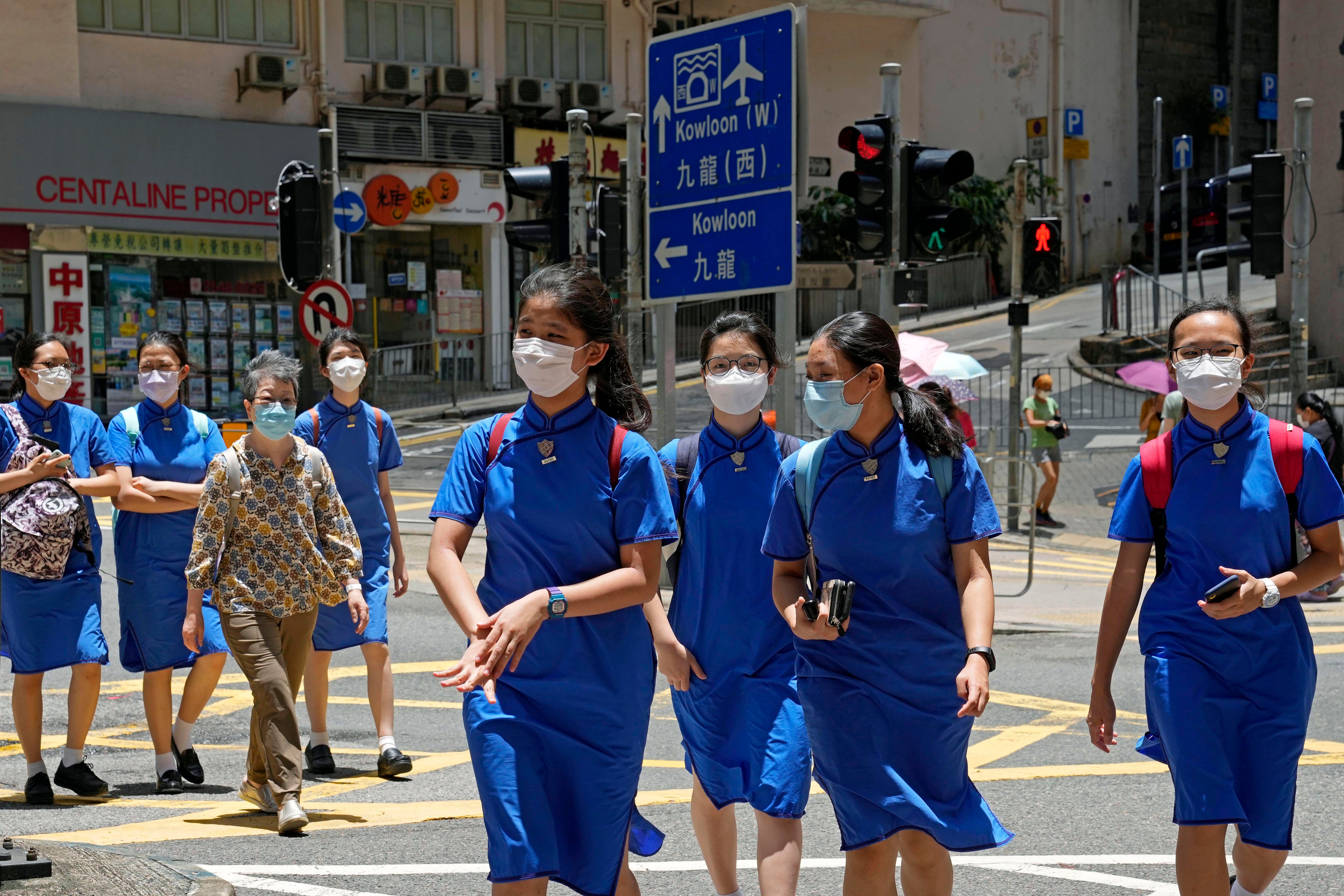 Virus Outbreak Hong Kong Children Vaccination