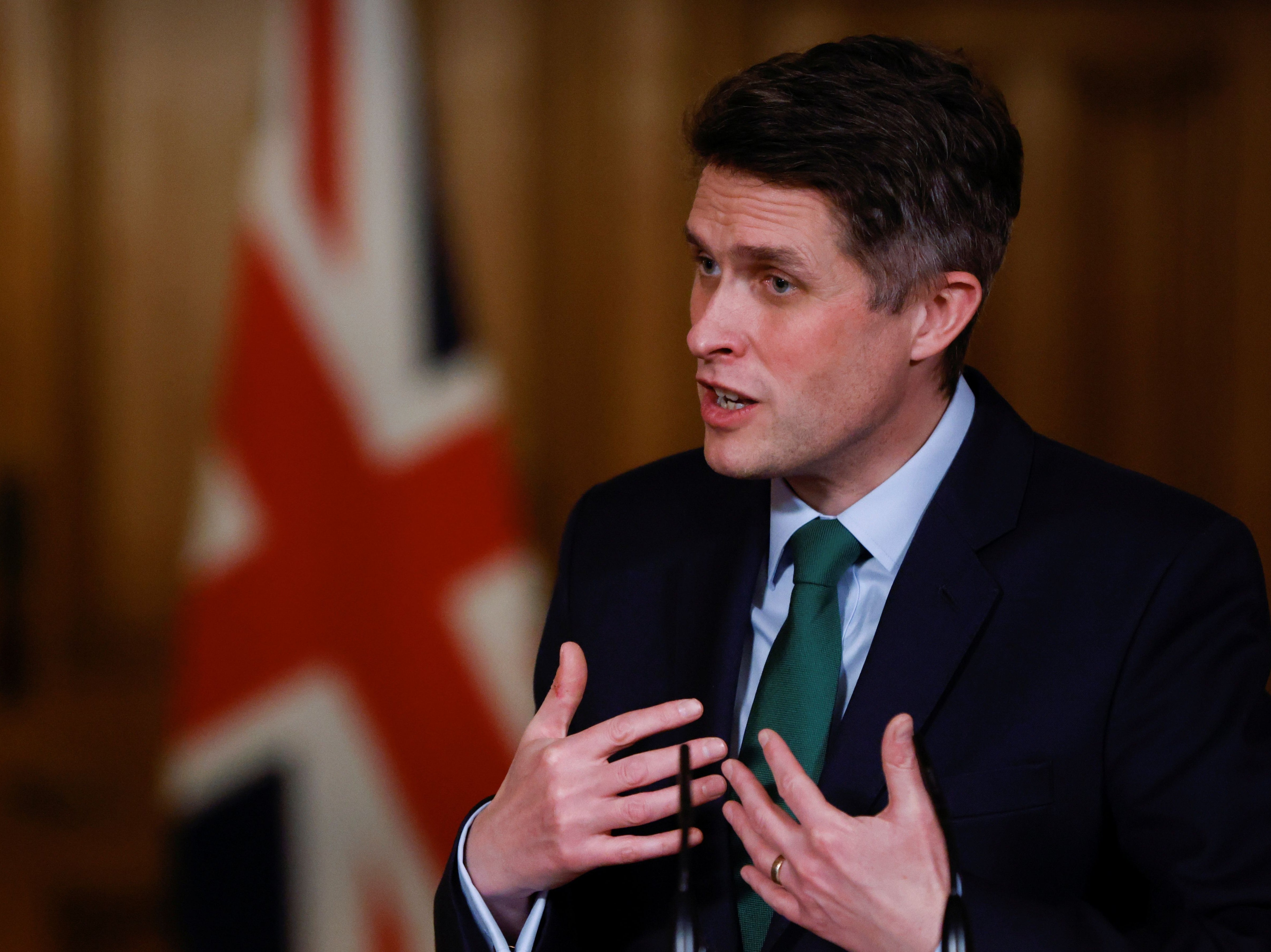 The education secretary is telling the nation’s schoolchildren to sing the words ‘Strong Britain, great nation’