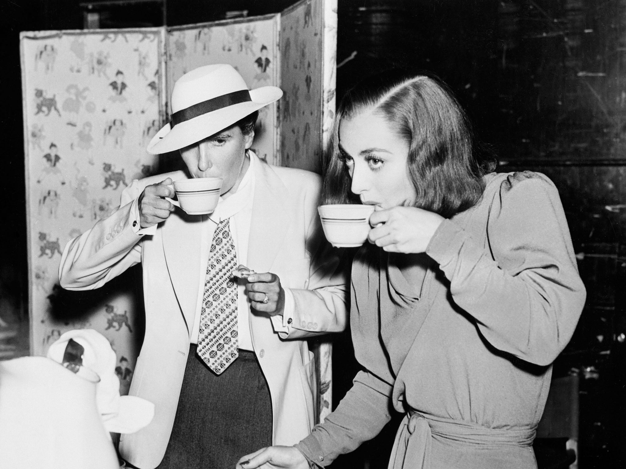 Sip the tea: Dorothy Arzner and Joan Crawford on the set of ‘The Bride Wore Red’ in 1937