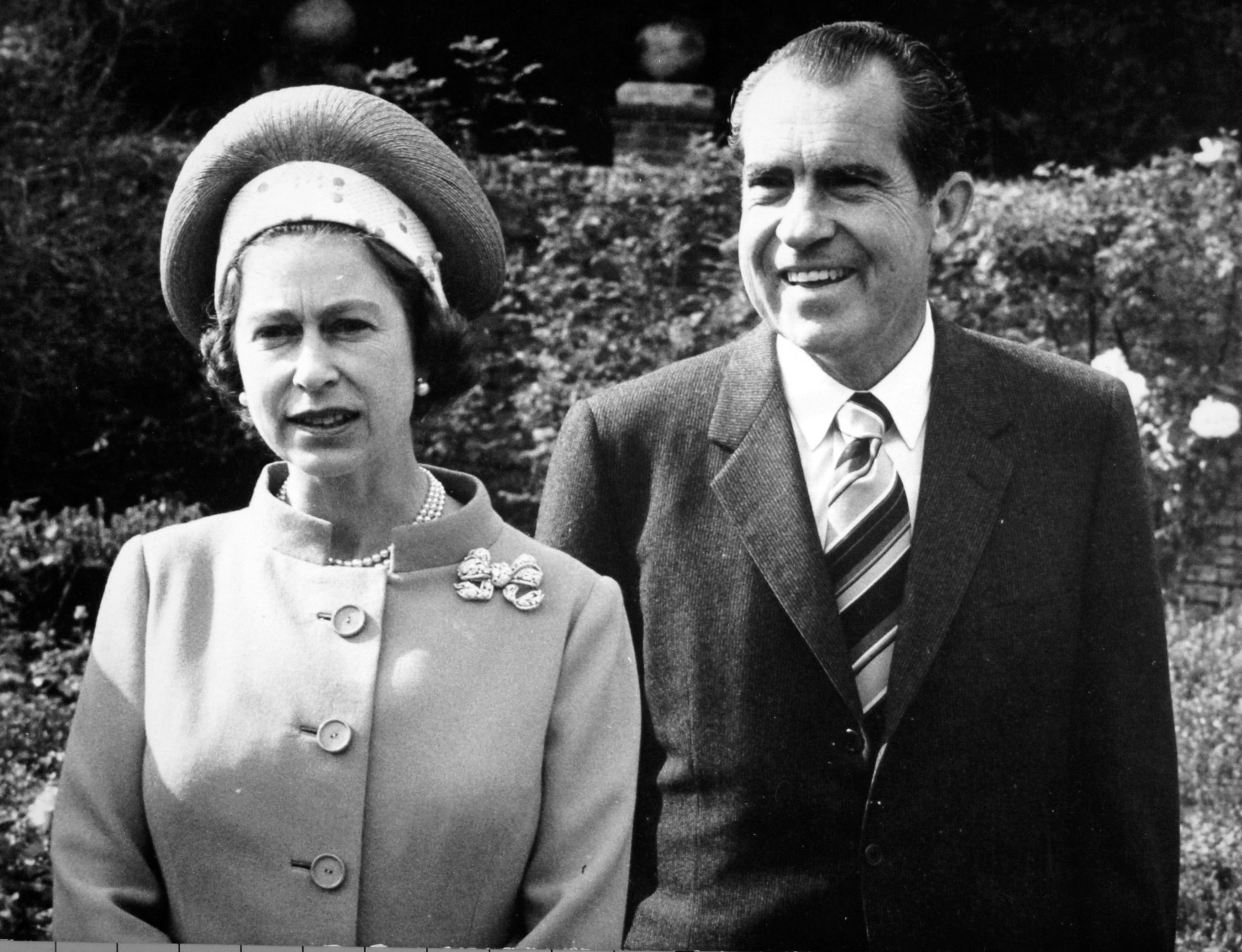 The Queen and Nixon, in 1970