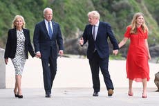 G7 summit — live: Johnson says Biden ‘a breath of fresh air’ as president touts US vaccine ‘arsenal’