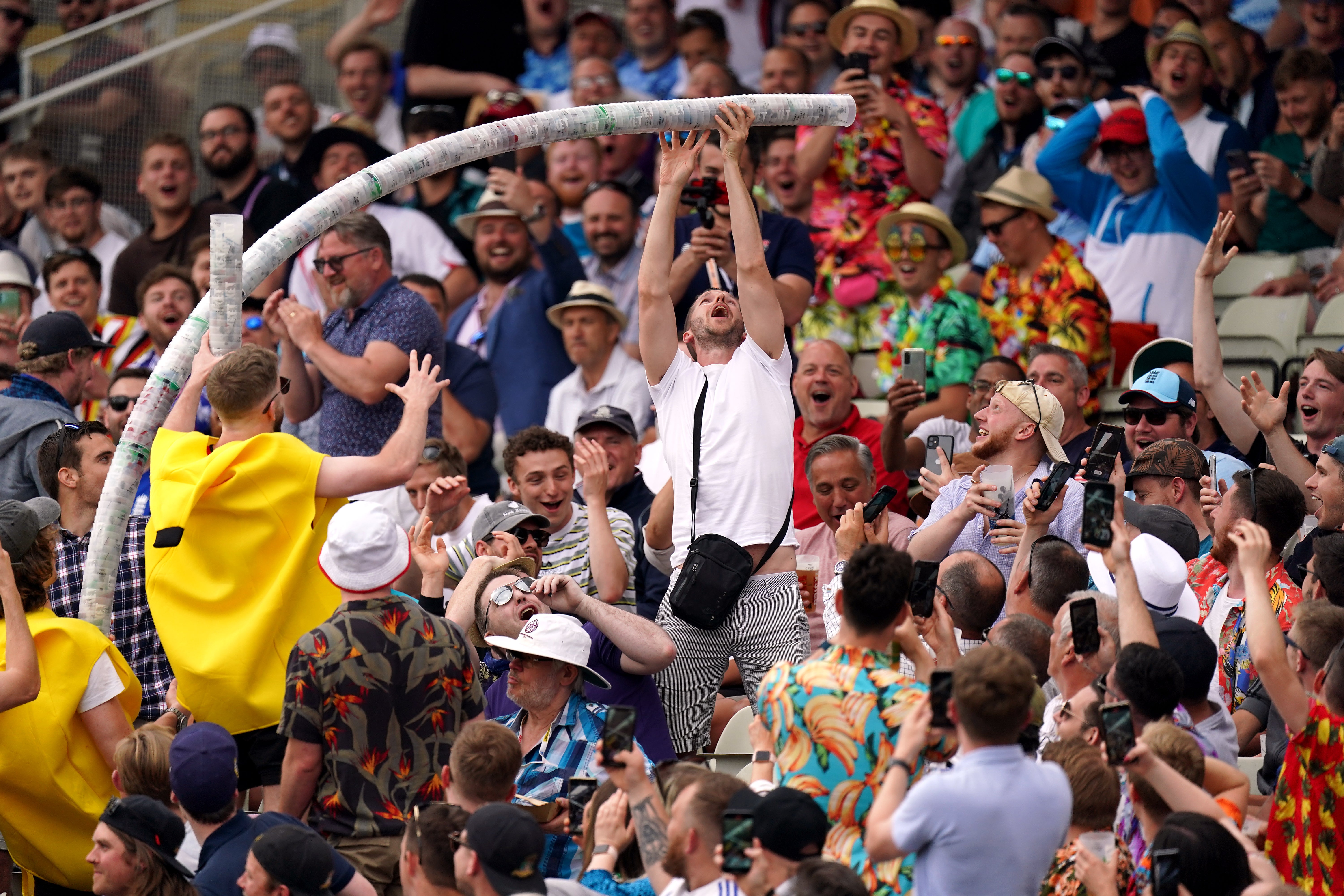 England fans enjoyed their return to Edgbaston