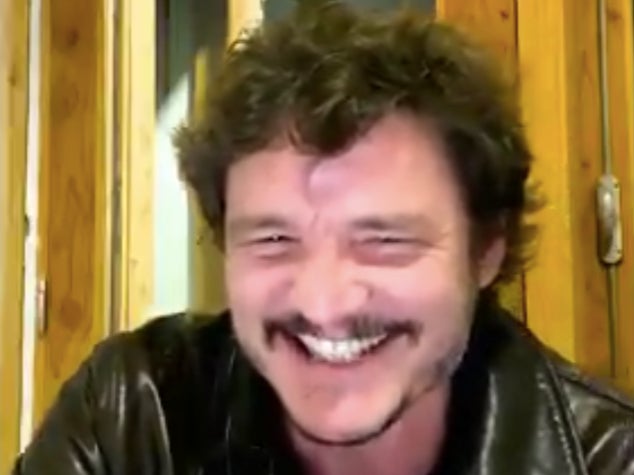 Pedro Pascal laughed after almost revealing too much