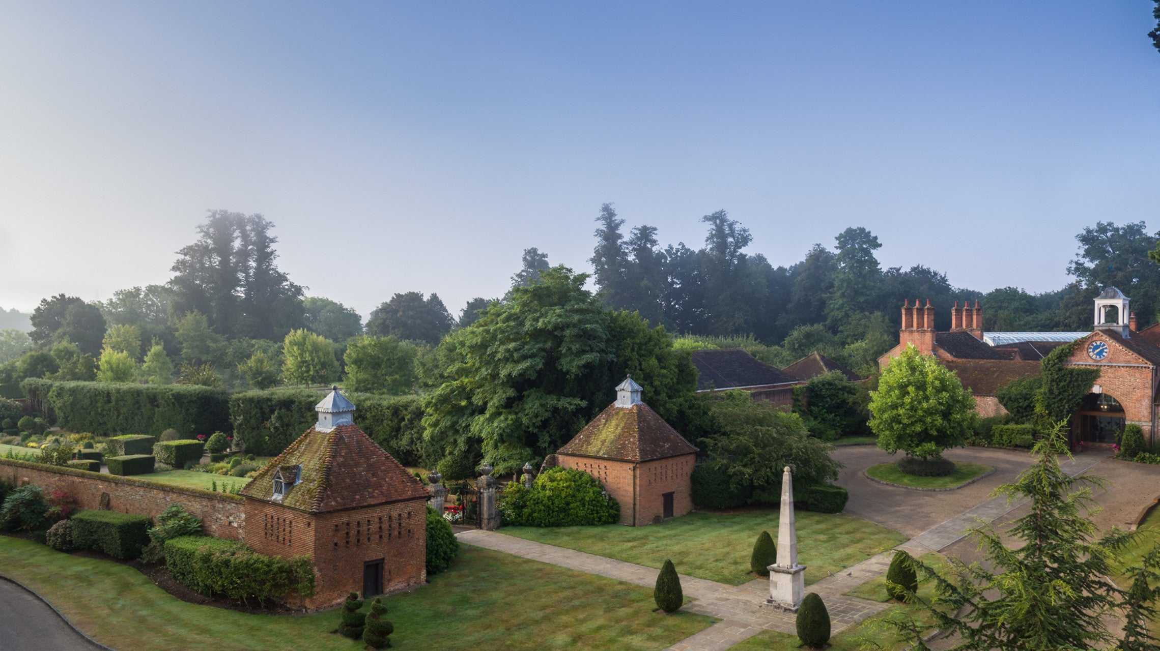 The two original 16th century dovecotes on the property