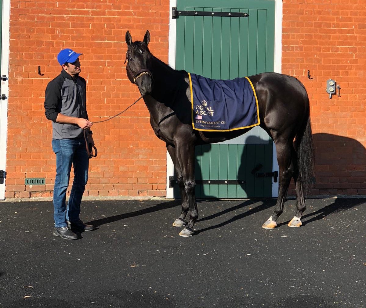 Extravagant Kid will be out to bag the King's Stand Stakes for US trainer Brendan Walsh next week