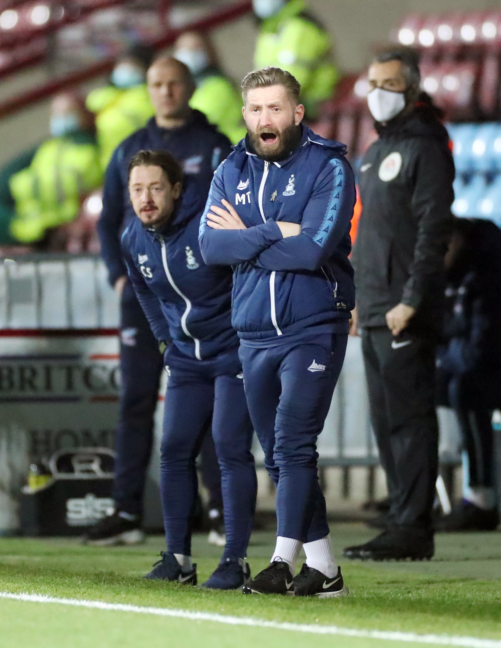 Mark Trueman (right) has accepted a new role at Bradford