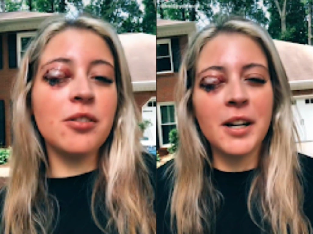 Kelsey Salmon went viral on the video-sharing platform after telling her followers the gruesome story