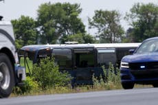 2 dead when bus, SUV collide on interstate in Indiana