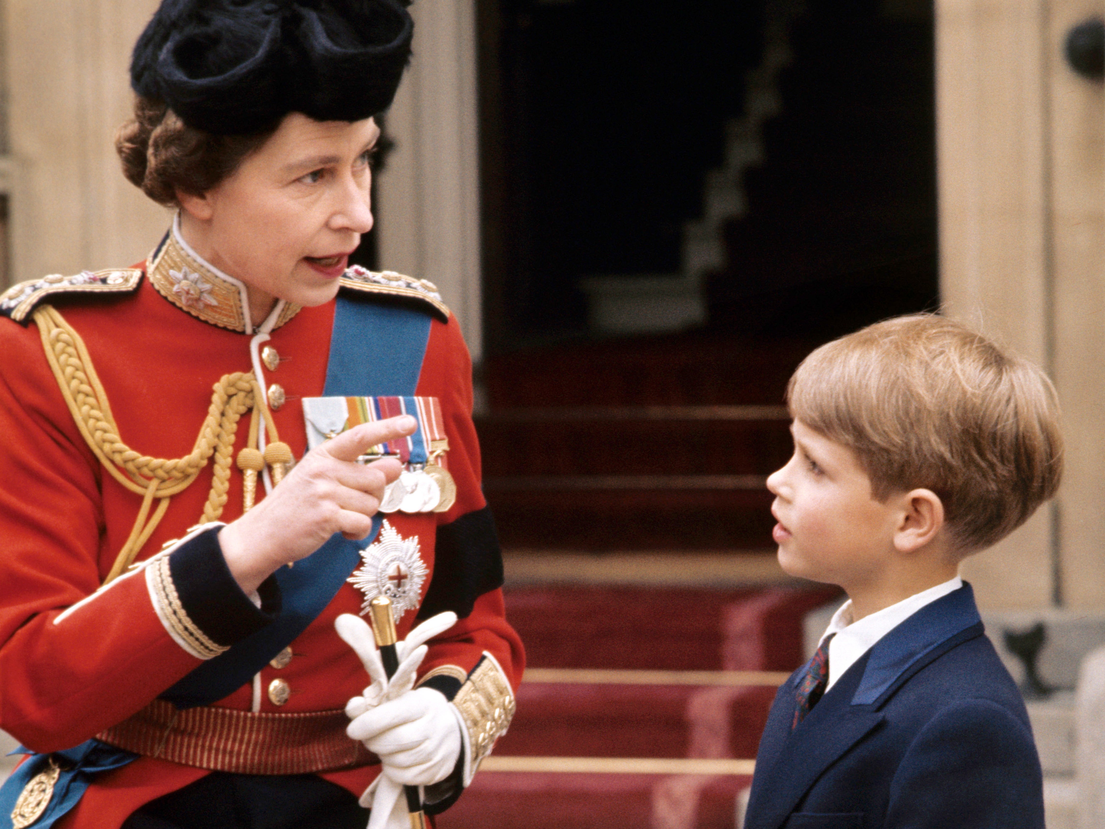 The Queen and Prince Edward