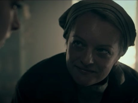 Elisabeth Moss in The Handmaid’s Tale