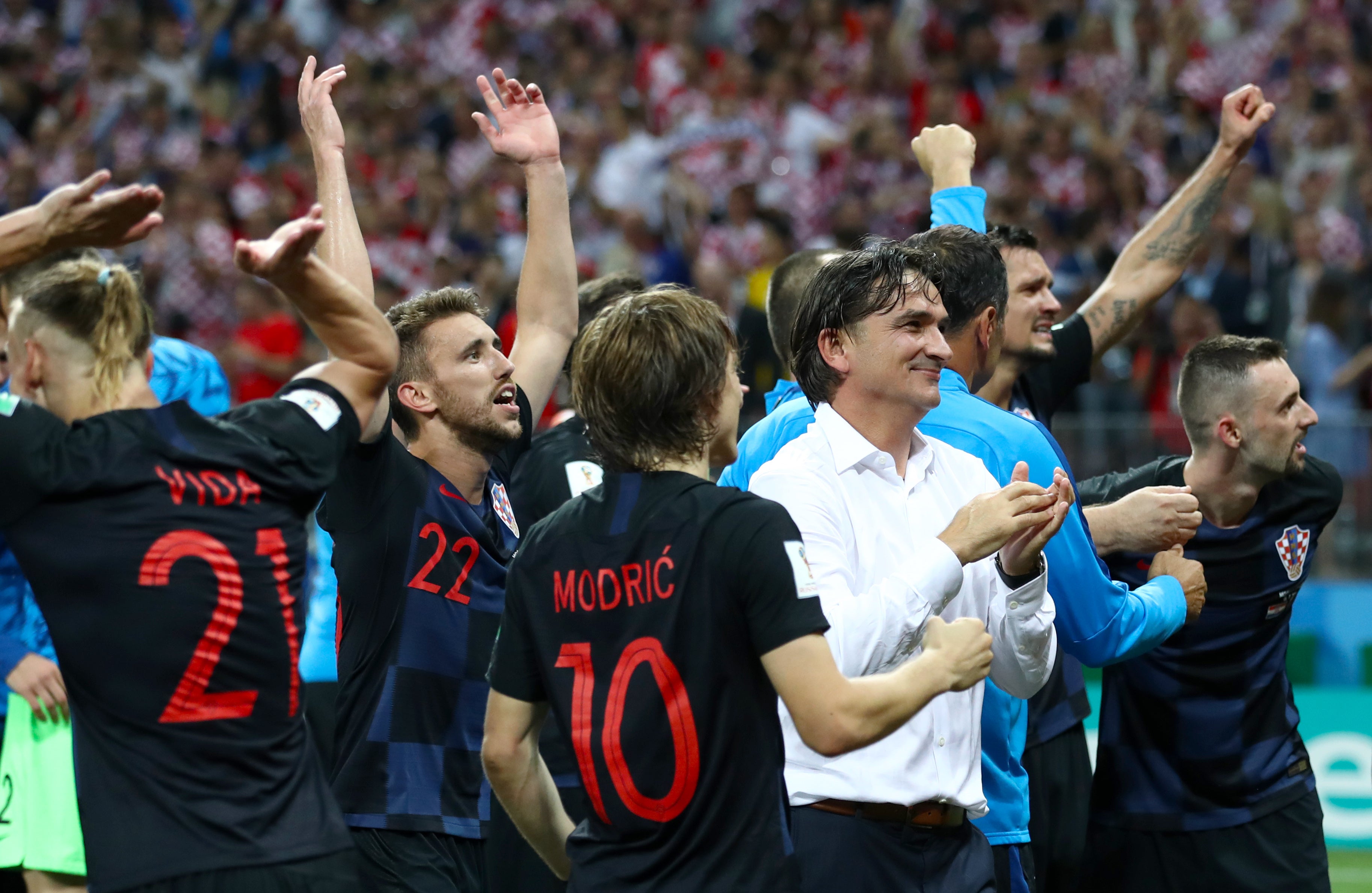 England fell to Croatia in 2018