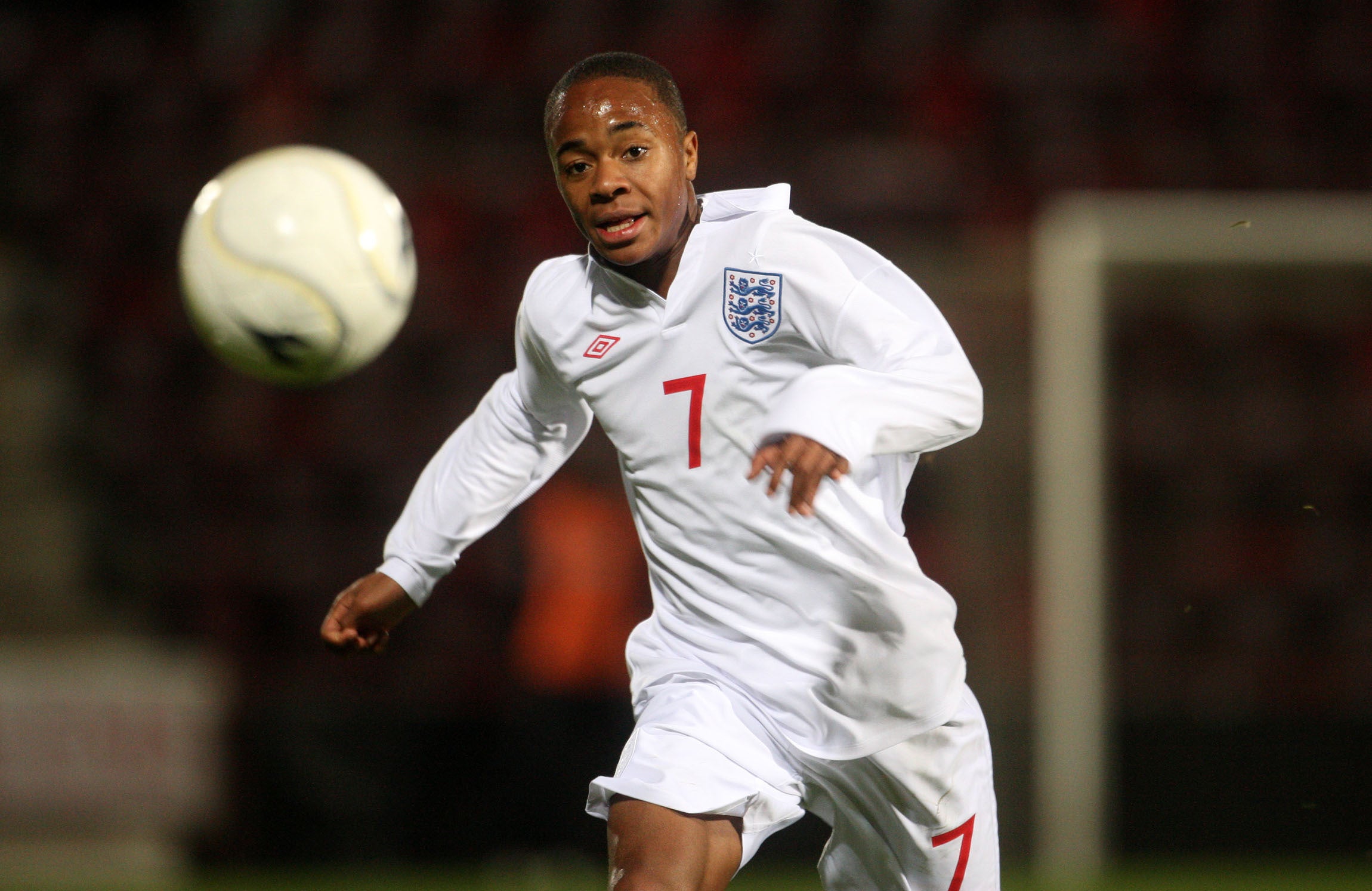 Sterling broke into the England senior team when he was only 17 after becoming a regular for Liverpool in 2012