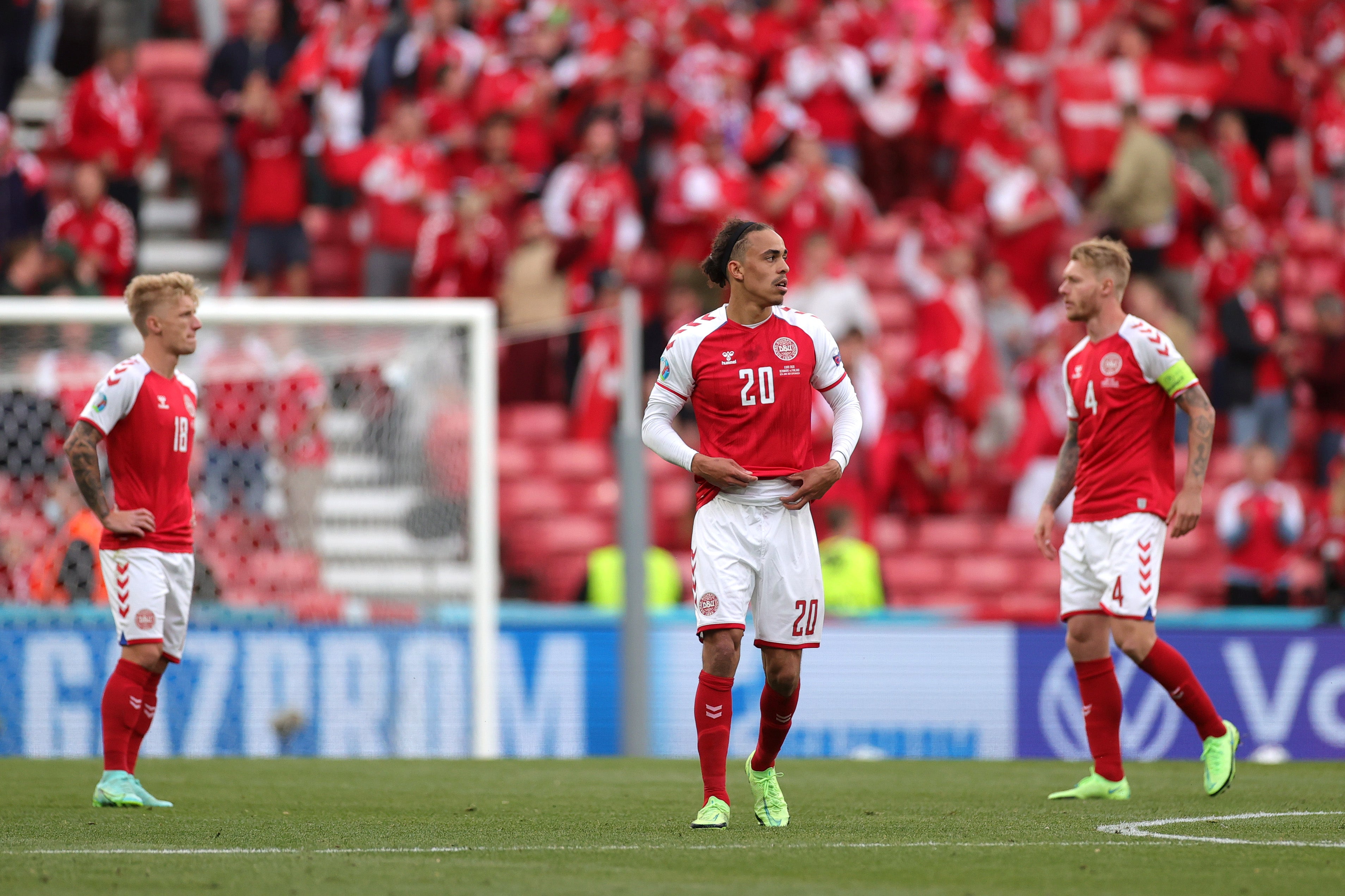 Denmark vs Finland LIVE: Euro 2020 game restarts with Christian Eriksen ‘awake’ in hospital