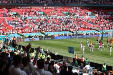 Fan at England vs Croatia seriously injured after falling from stands during Euro 2020 match