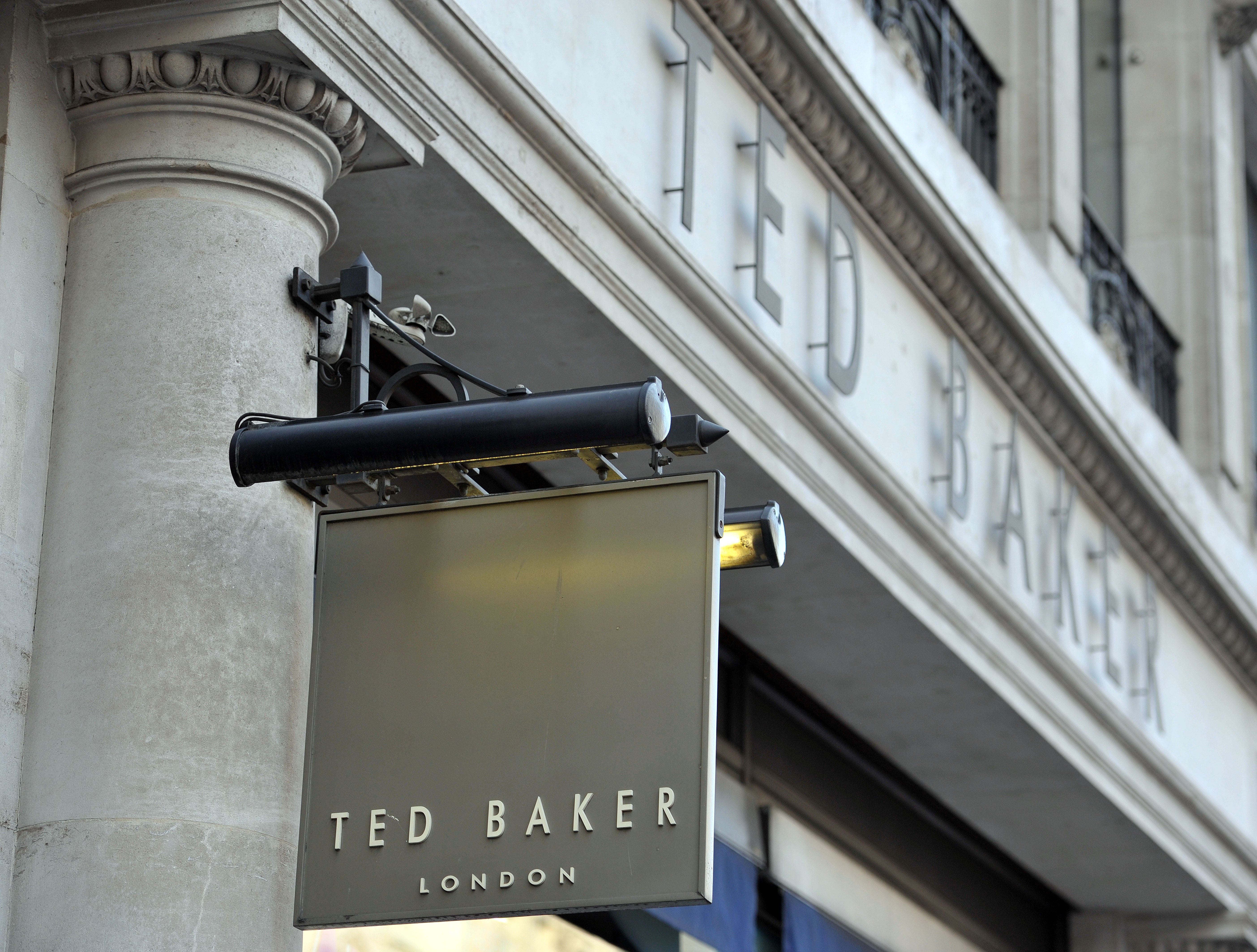 A Ted Baker shop sign