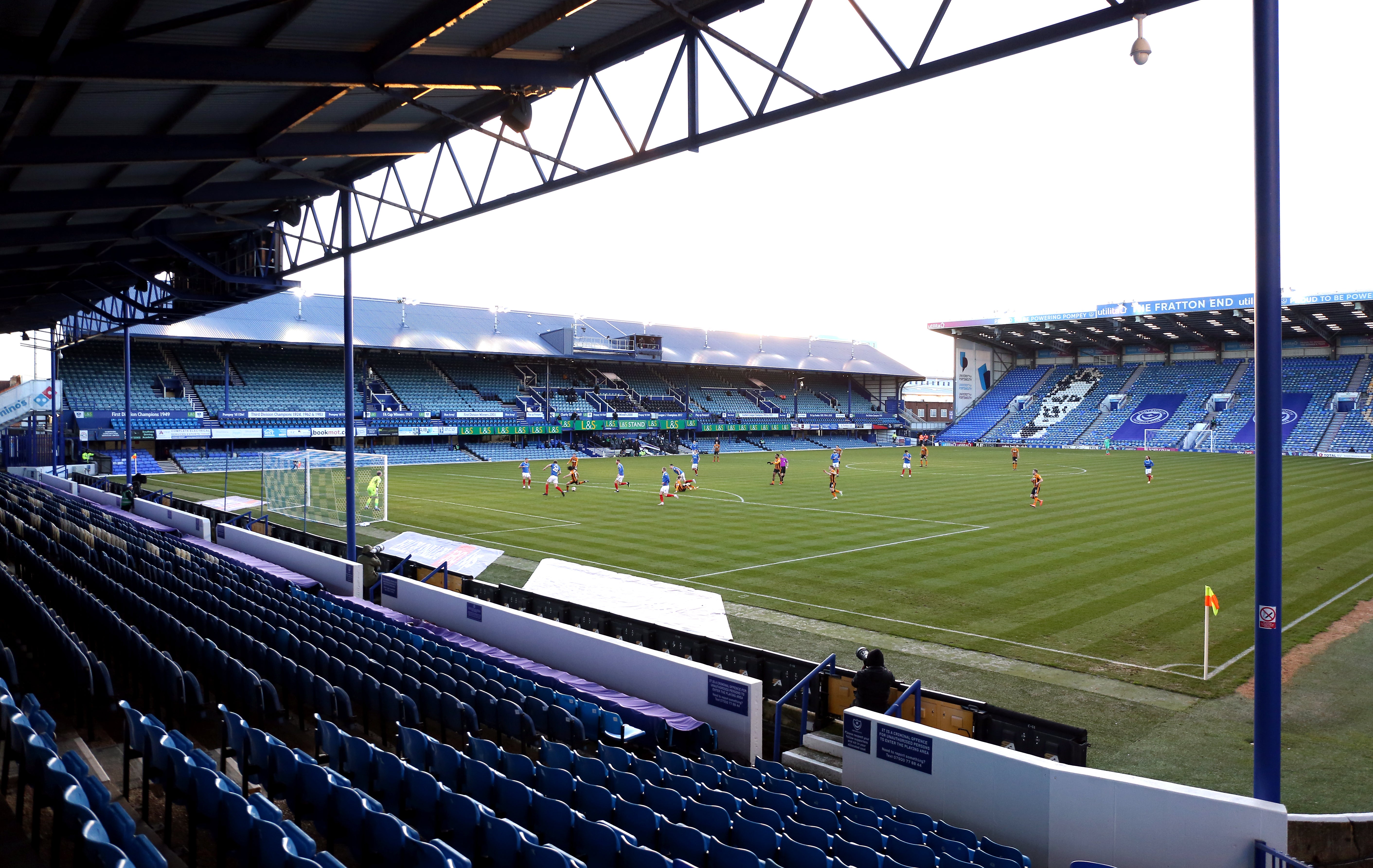 A general view of Portsmouth's Fratton Park