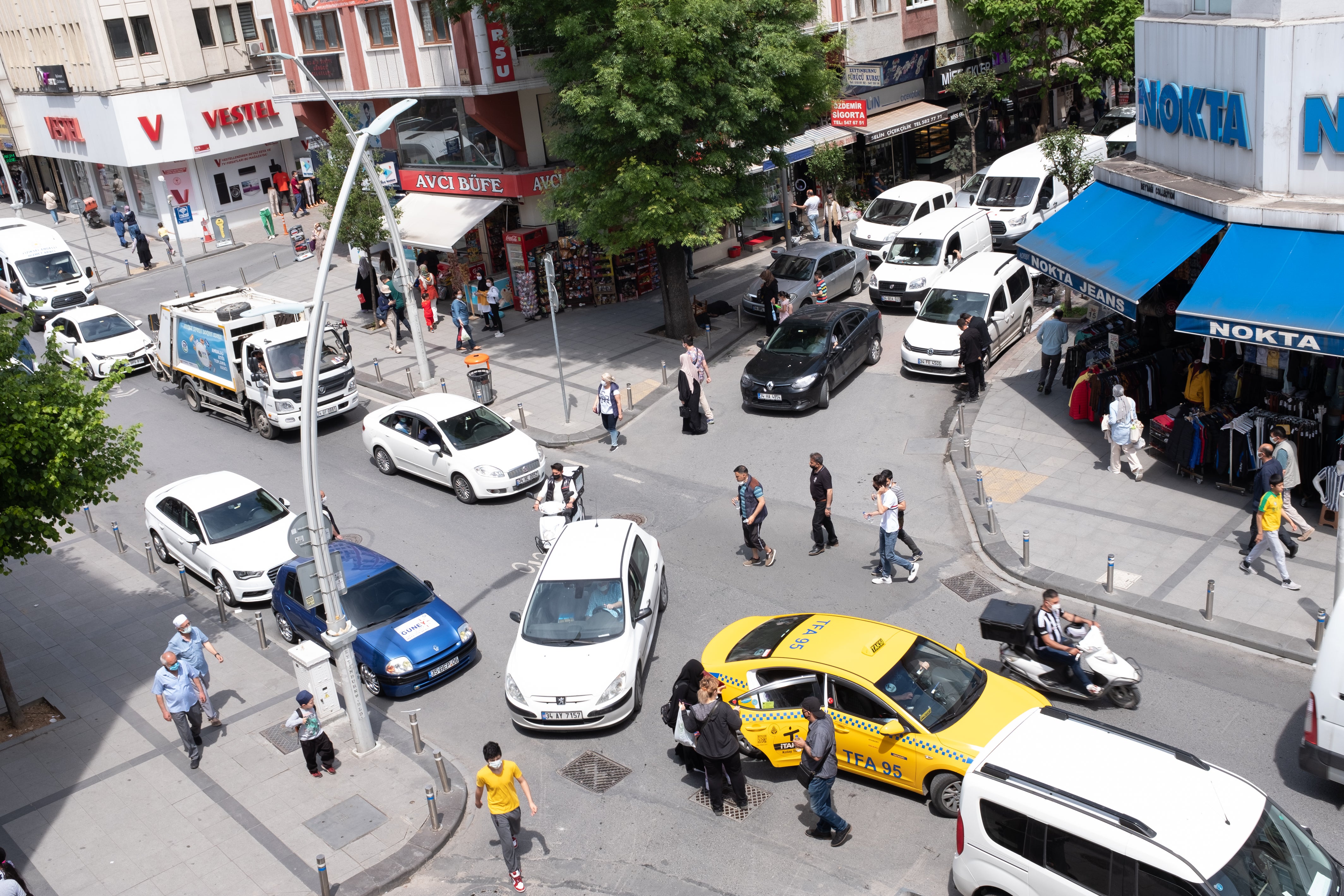 Boulevard 58th in the Zeytinburnu district of Istanbul