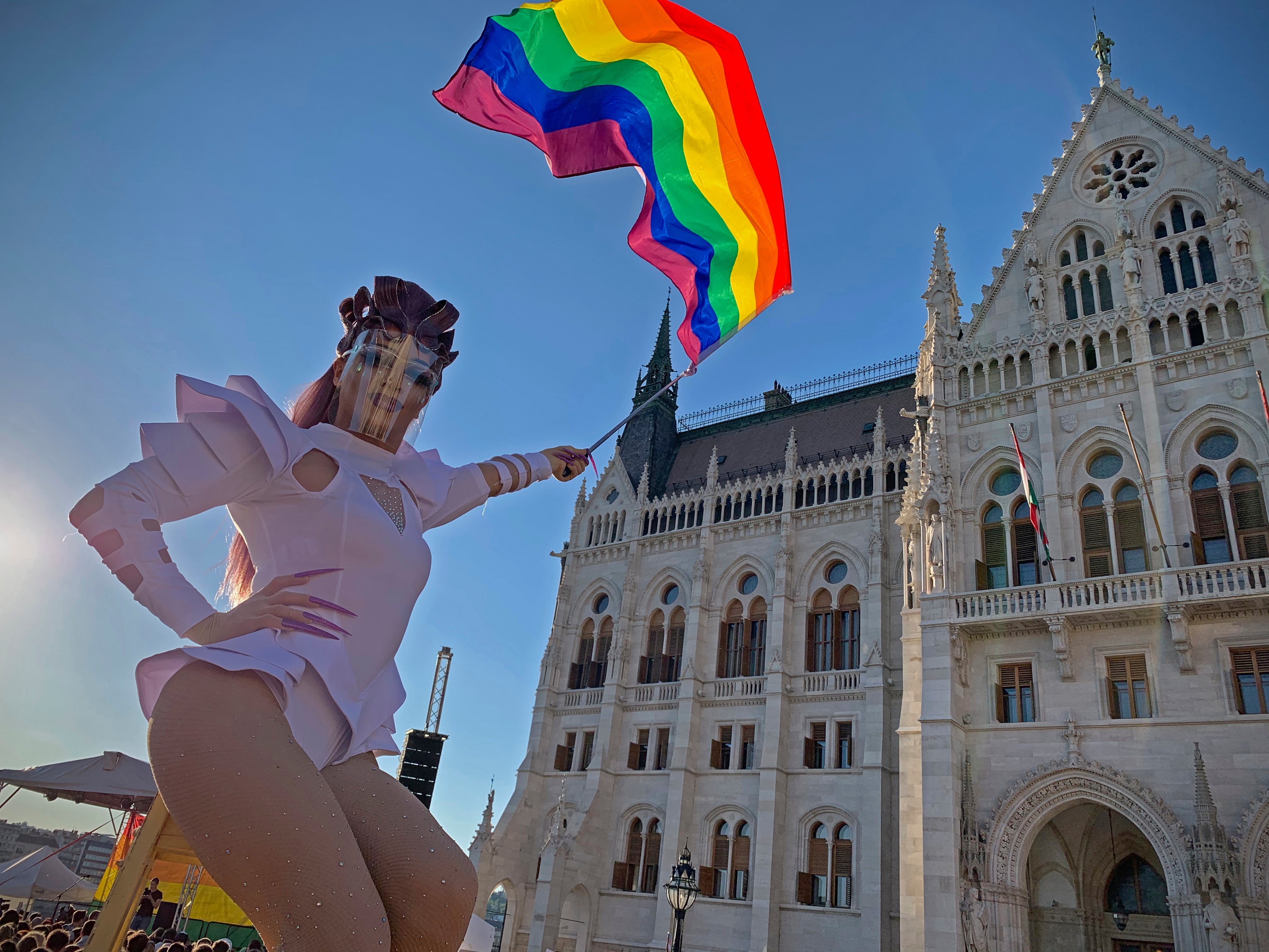 APTOPIX Hungary LGBT Demonstration