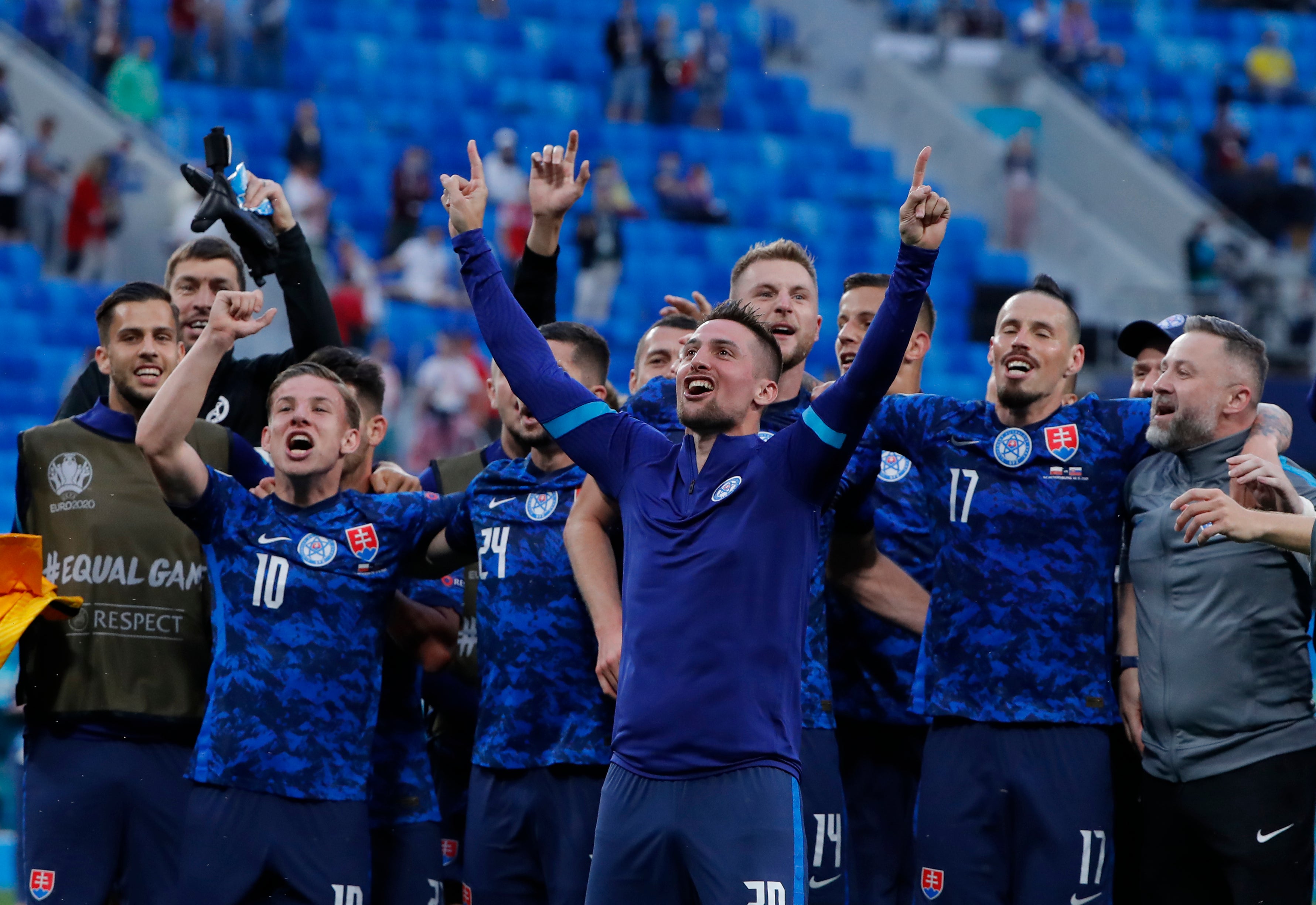 Slovakia claimed a famous win over Poland