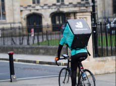 Deliveroo riders to be trained to spot domestic abuse