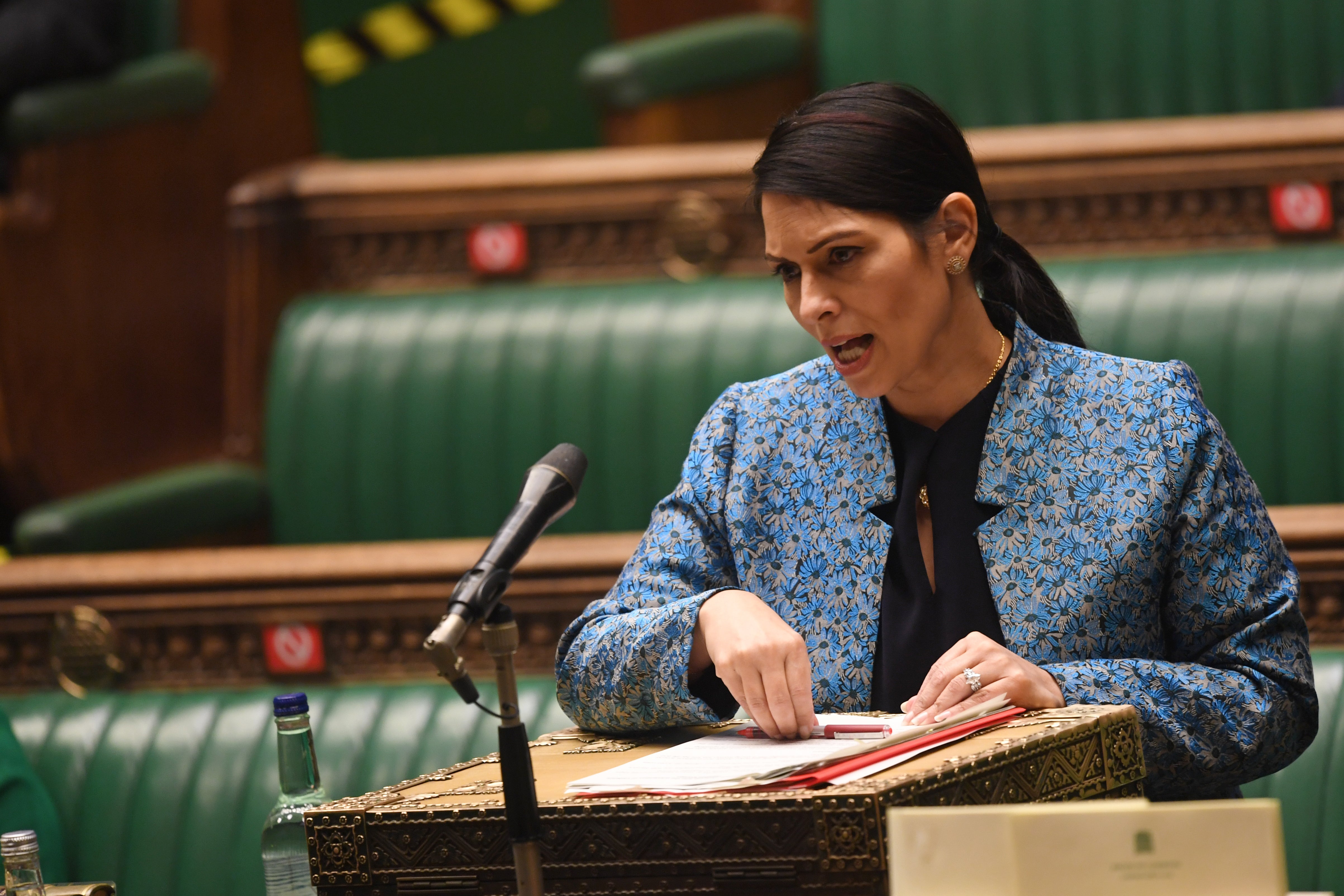 Home Secretary Priti Patel will introduce new legislation next week