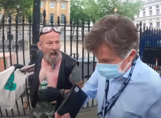 Man denies criminal offence after BBC journalist chased and called ‘traitor’ at anti-lockdown protest