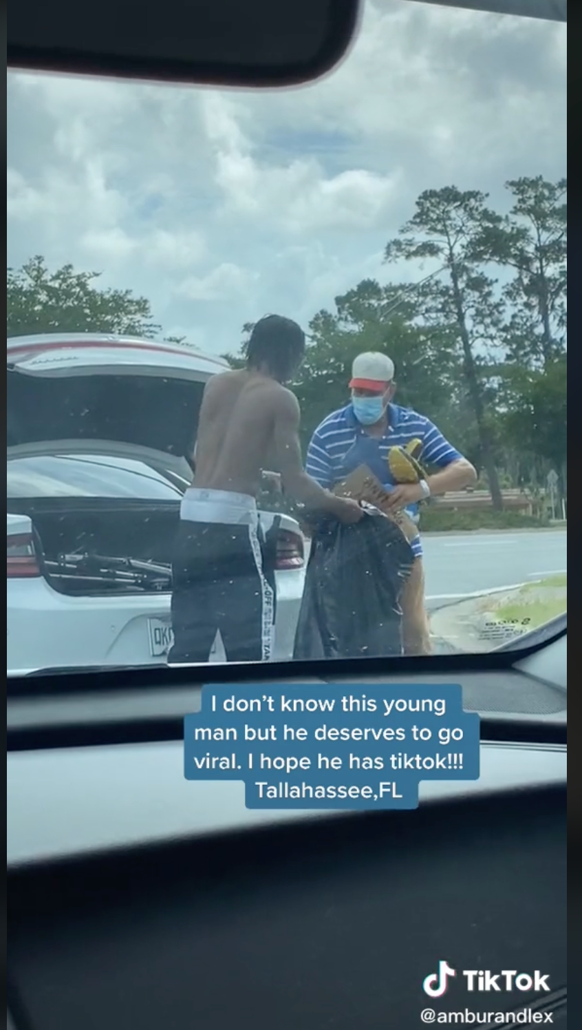 Jabari Richardson was universally praised on TikTok for how he treated this man.