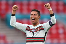 Euro 2020 news - live: Cristiano Ronaldo sets scoring record as Wales prepare for hostile reception in Baku