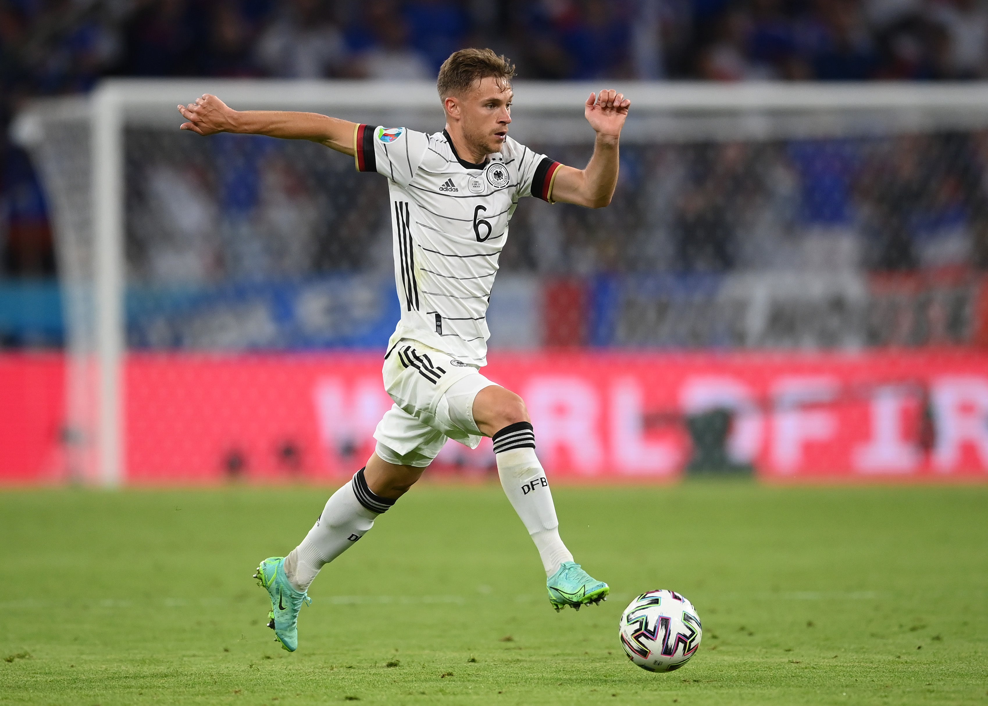 Kimmich on the ball against France