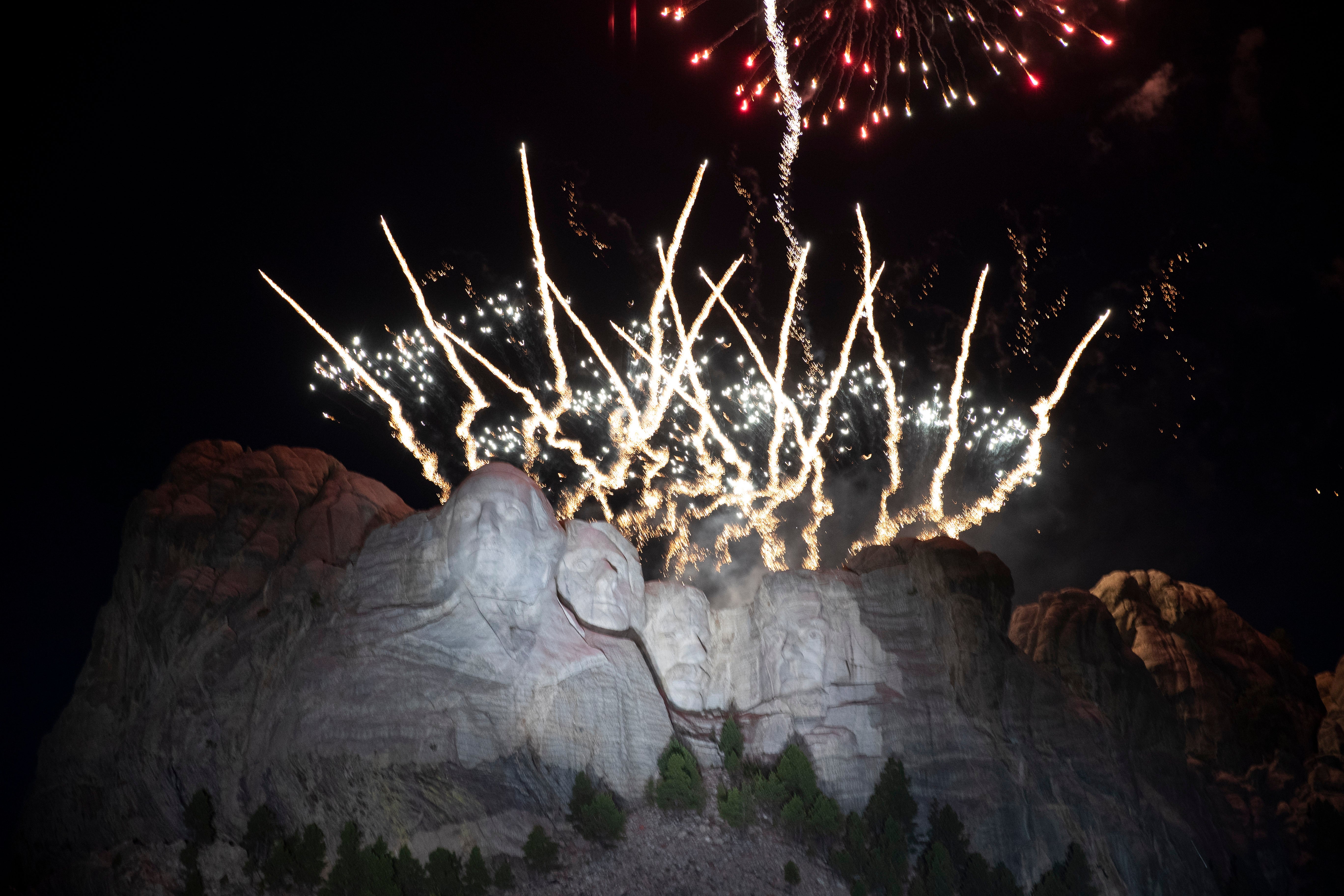 Mount Rushmore Fireworks