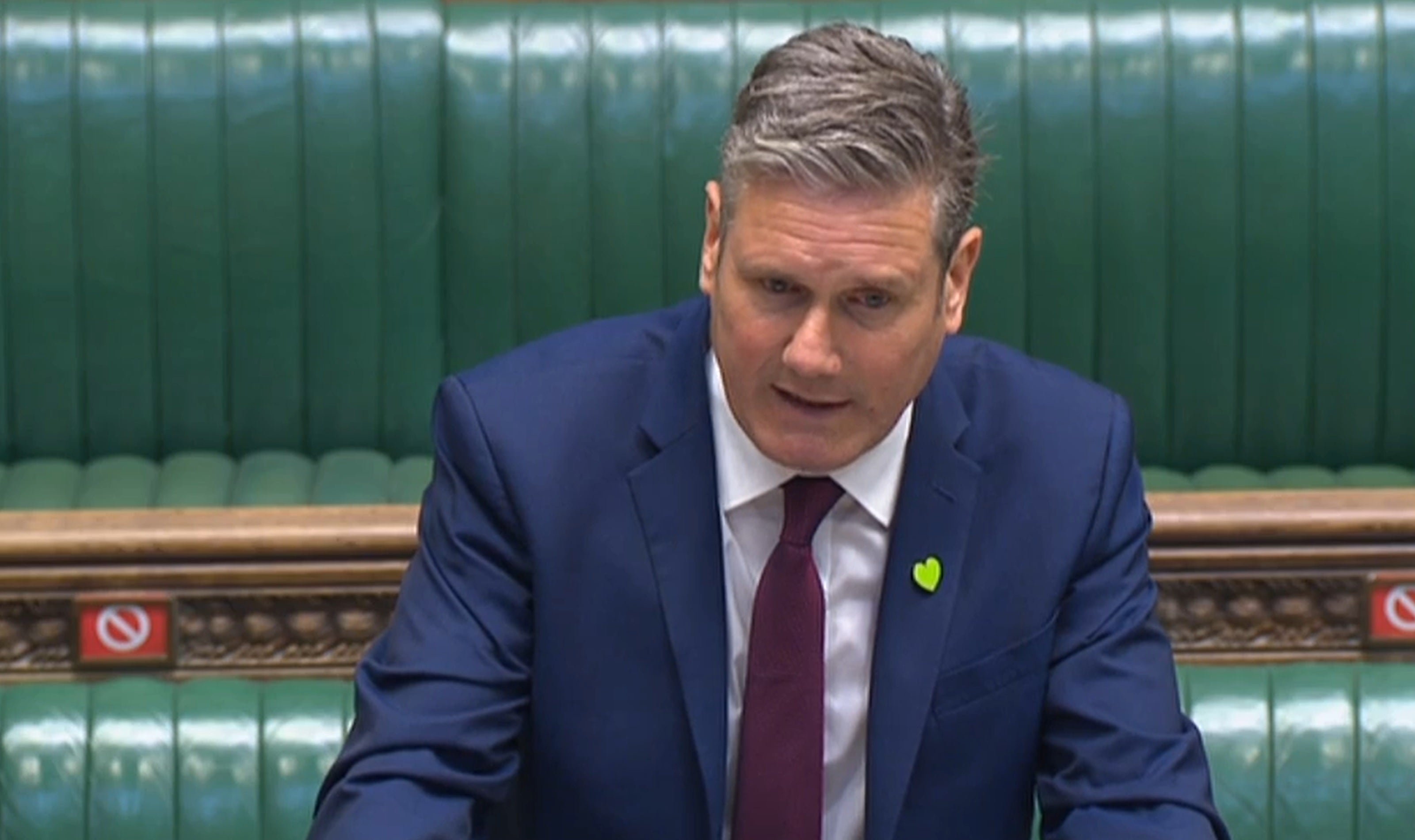 Sir Keir Starmer at PMQs today