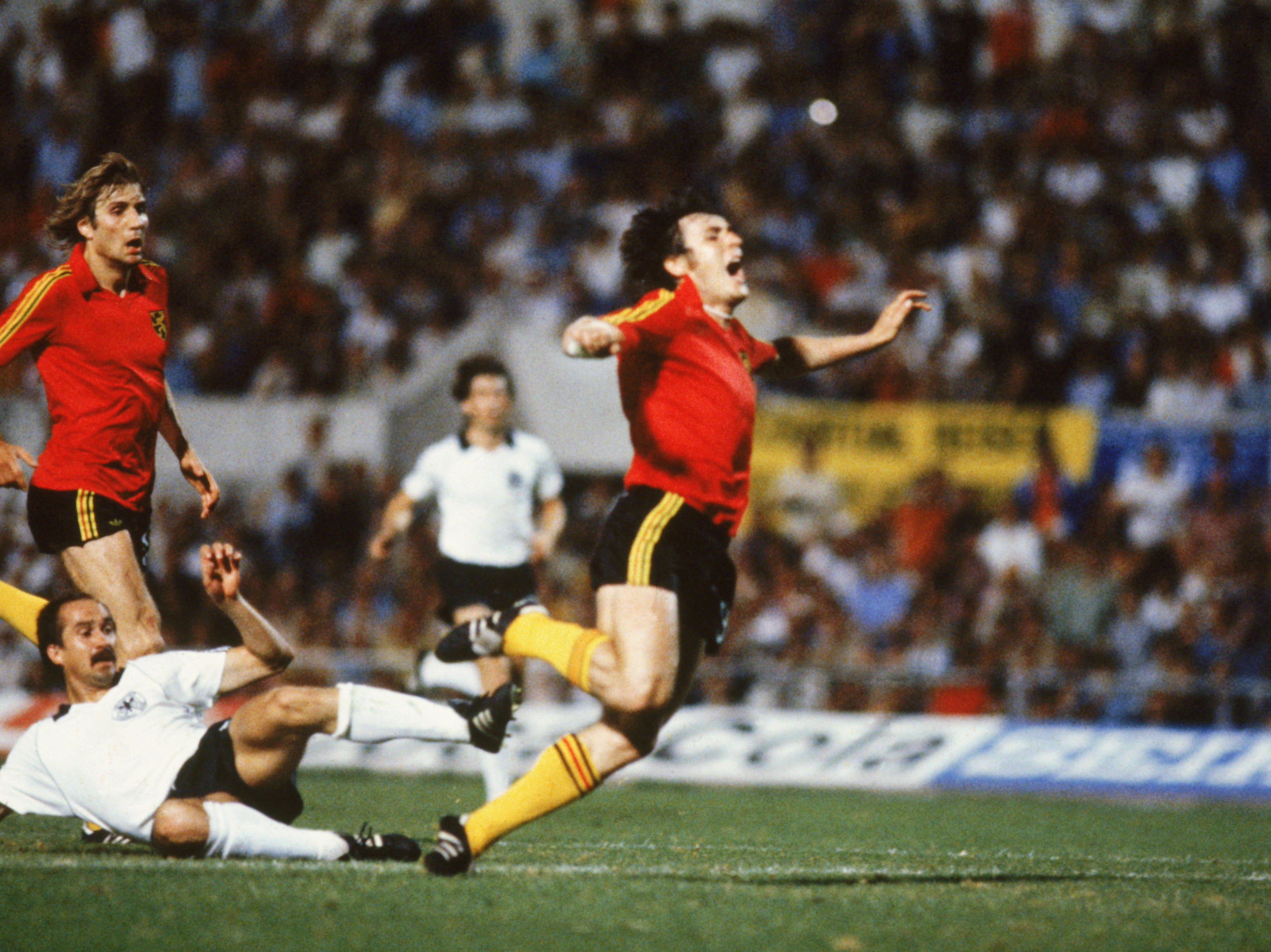 Belgium suffer defeat in the Euro 1980 final