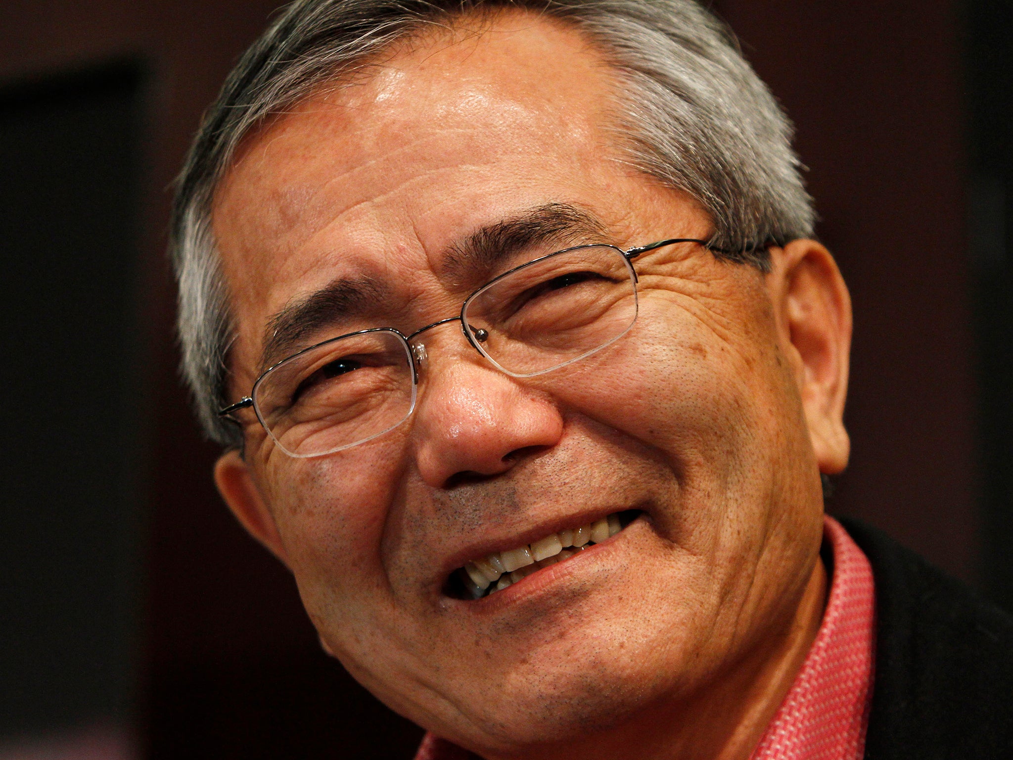 Negishi at a Nobel news conference in 2010