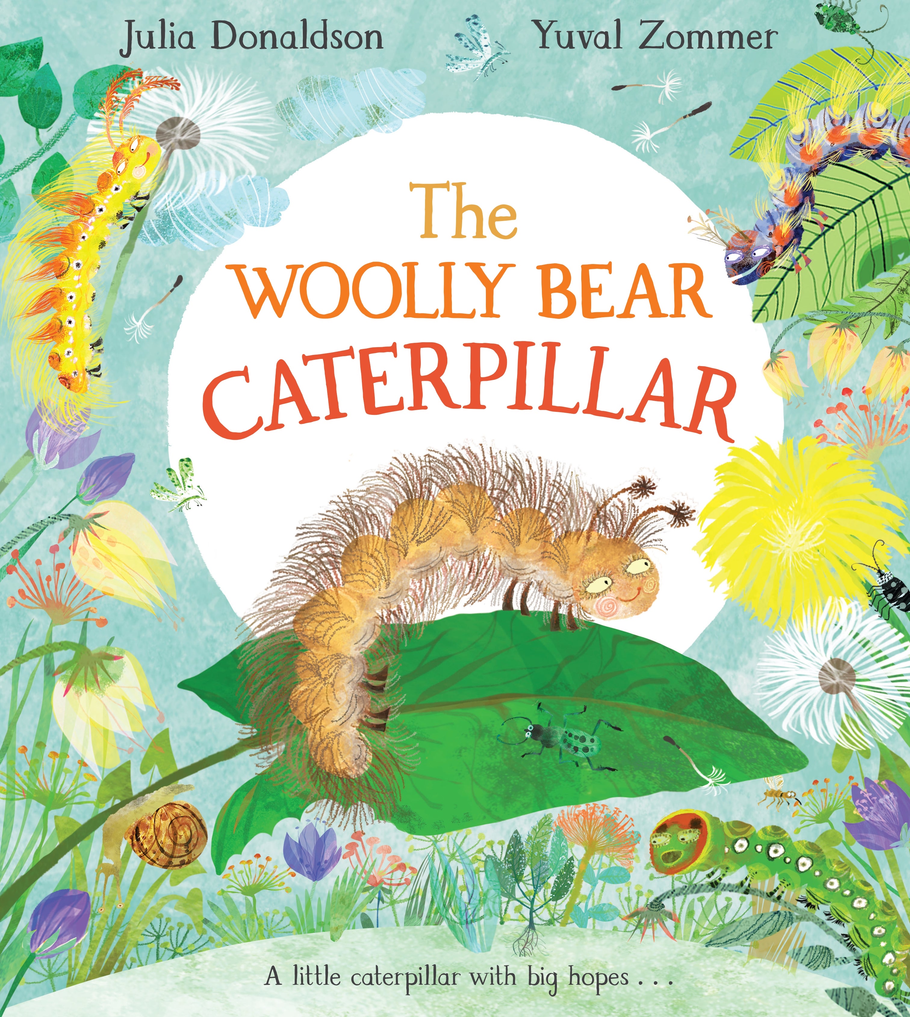 Donaldson’s new book ‘The Woolly Bear Caterpillar’ is a take on the ugly duckling story